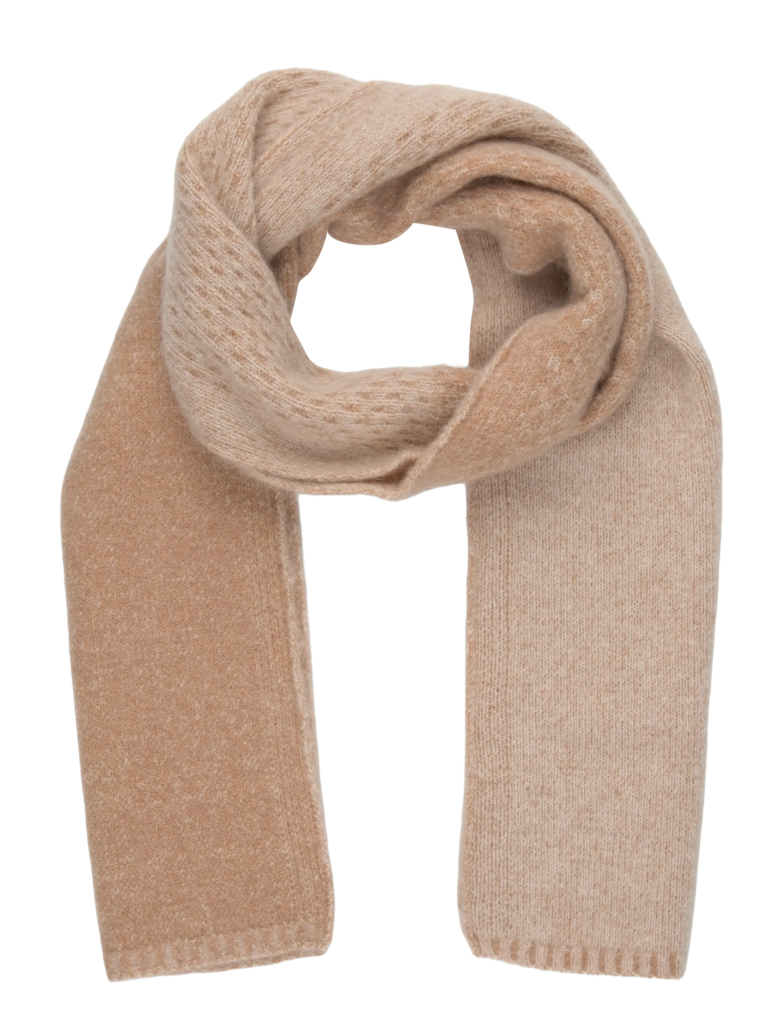 HOLZWEILER Tine Knit Scarf - HOLZWEILER - SAND MIX / beige