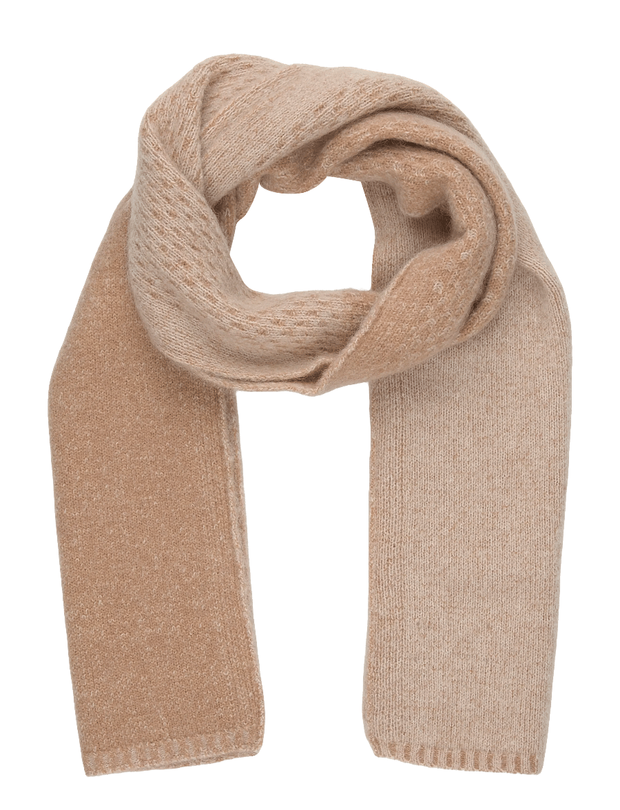 HOLZWEILER - Tine Knit Scarf - talvesallid - sand mix - 0