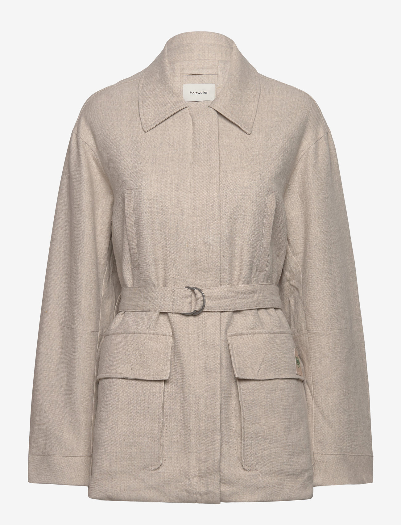 HOLZWEILER - Gorti Linen Jacket - frühlingsjacken - sand - 0