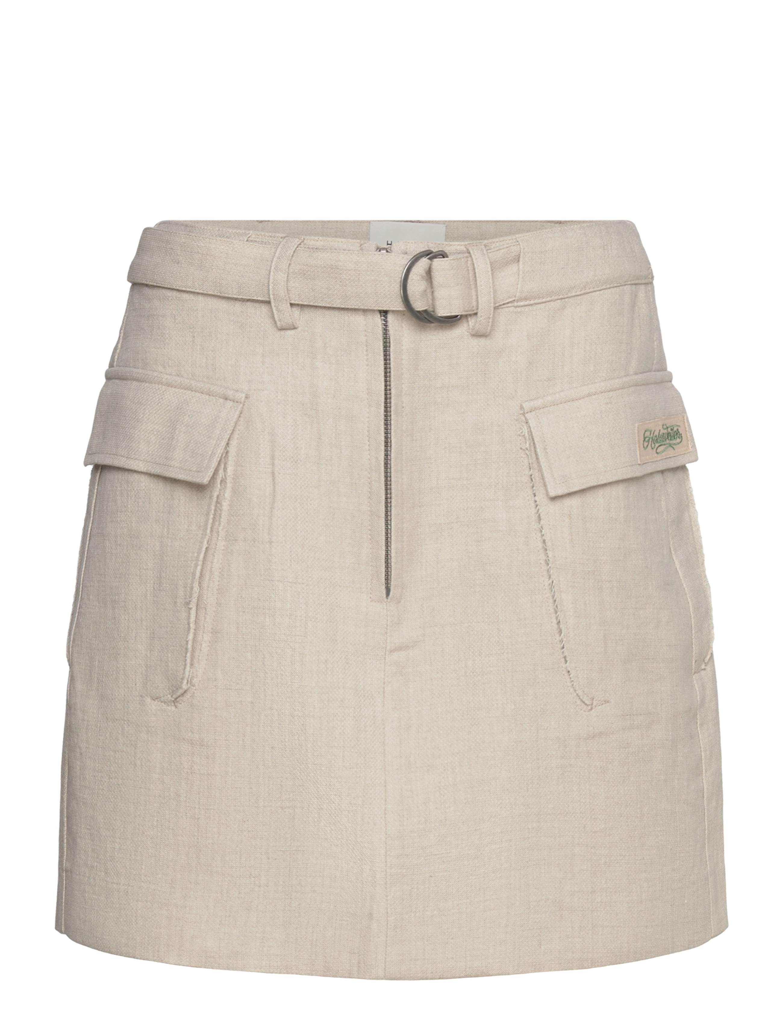 HOLZWEILER Gorti Linen Skirt - HOLZWEILER - SAND / beige