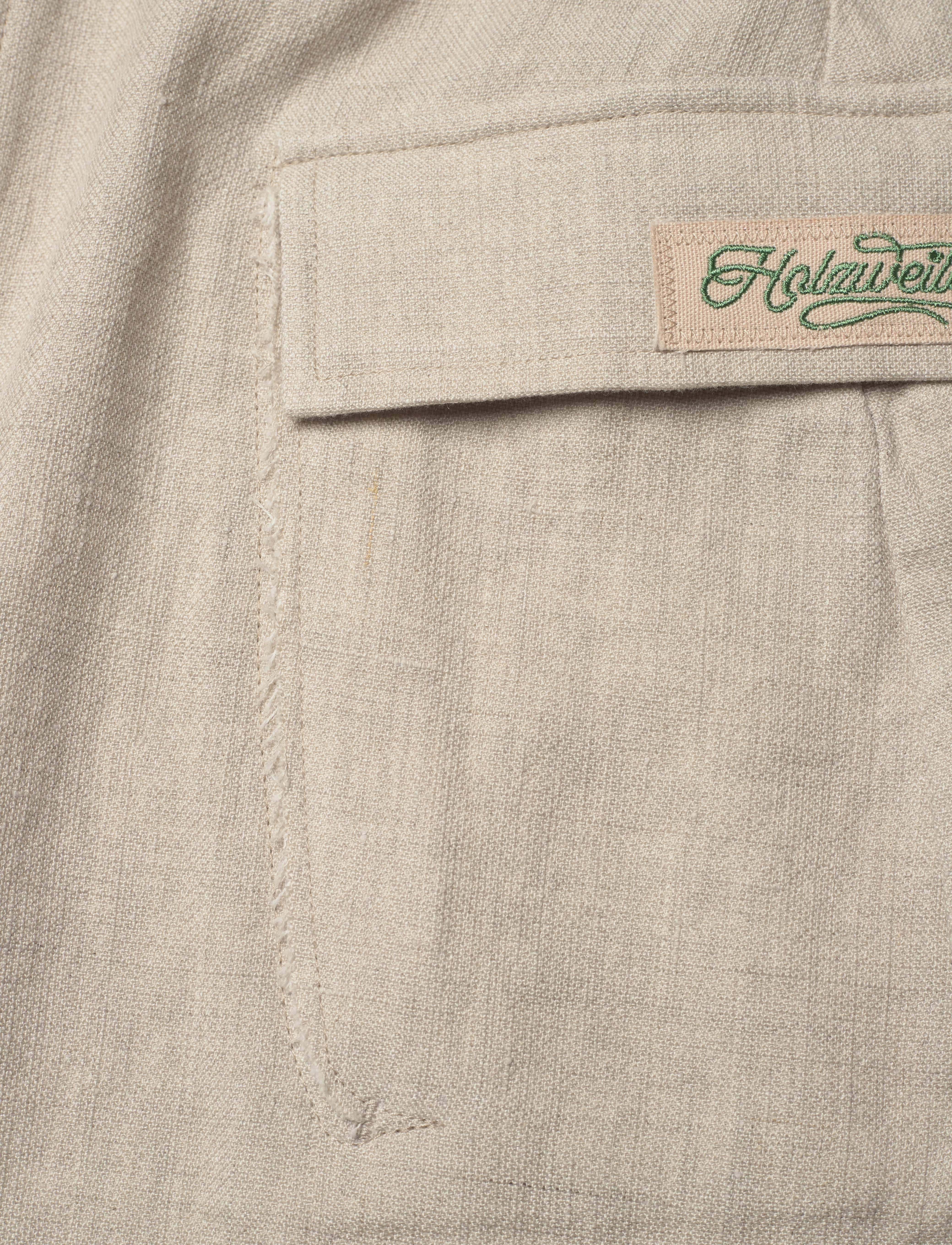 HOLZWEILER - Gorti Linen Skirt - korte nederdele - sand - 2