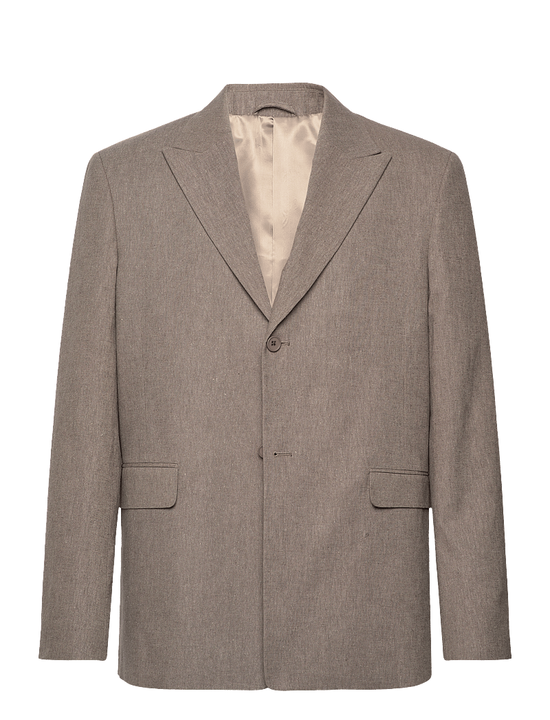 HOLZWEILER - Alex Suit Jacket - Ühe rinnatisega pintsakud - taupe - 0