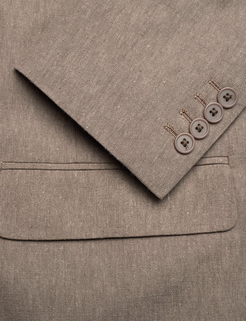 HOLZWEILER - Alex Suit Jacket - Ühe rinnatisega pintsakud - taupe - 3
