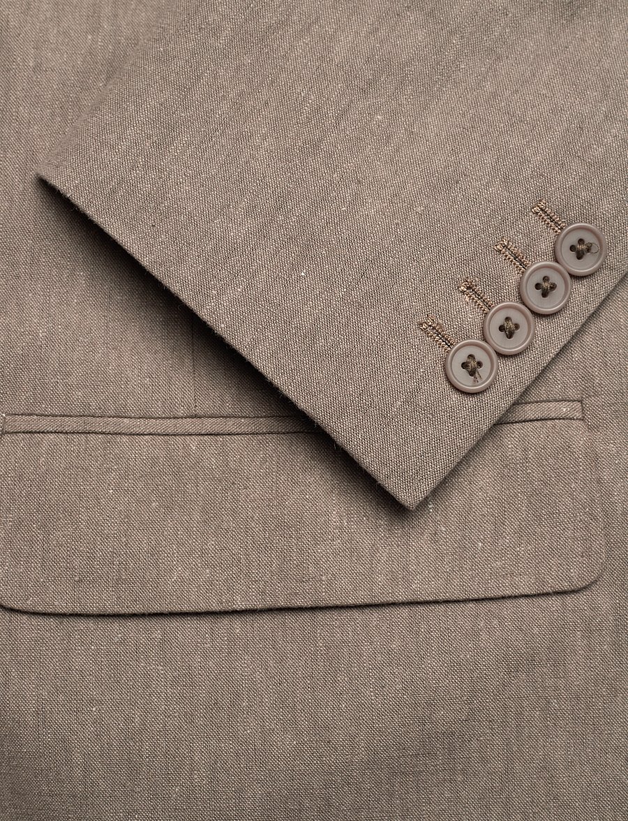 HOLZWEILER - Alex Suit Jacket - einreiher - taupe - 3