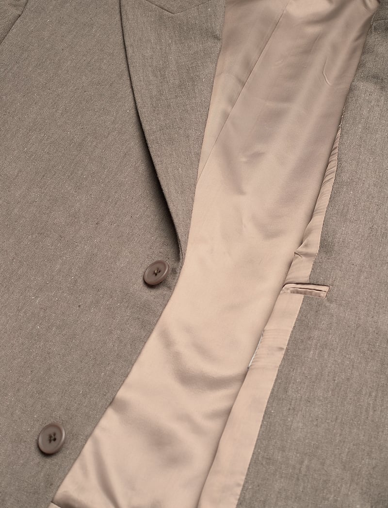 HOLZWEILER - Alex Suit Jacket - Ühe rinnatisega pintsakud - taupe - 4