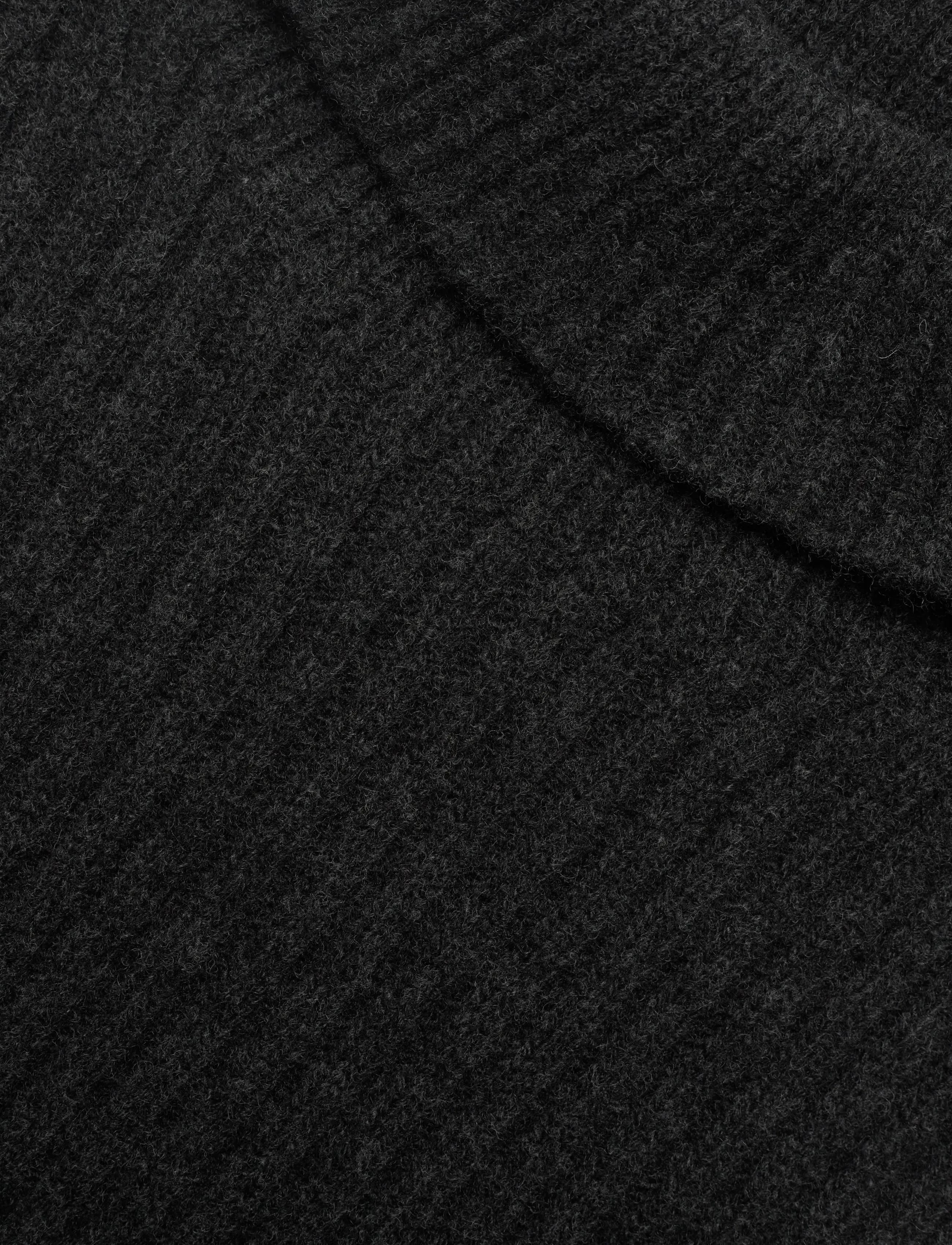 HOLZWEILER - Lambswool Rib Bib - dk. grey - 2