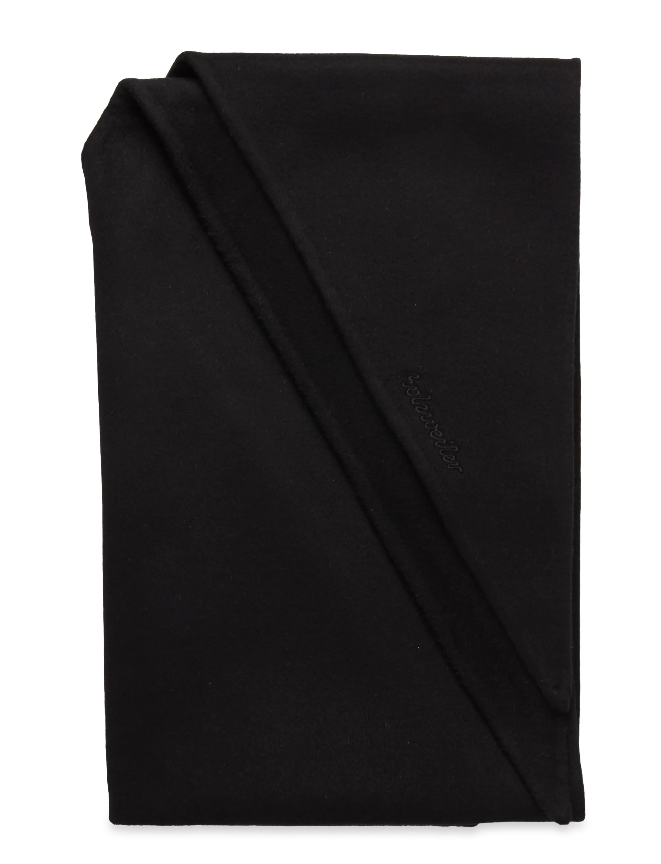 HOLZWEILER - Felsa Wool Scarf - winter scarves - black - 1