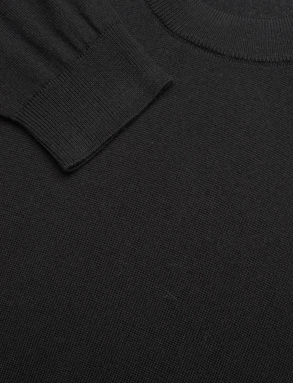 HOLZWEILER - W. Merino Crew - striktrøjer - black - 2