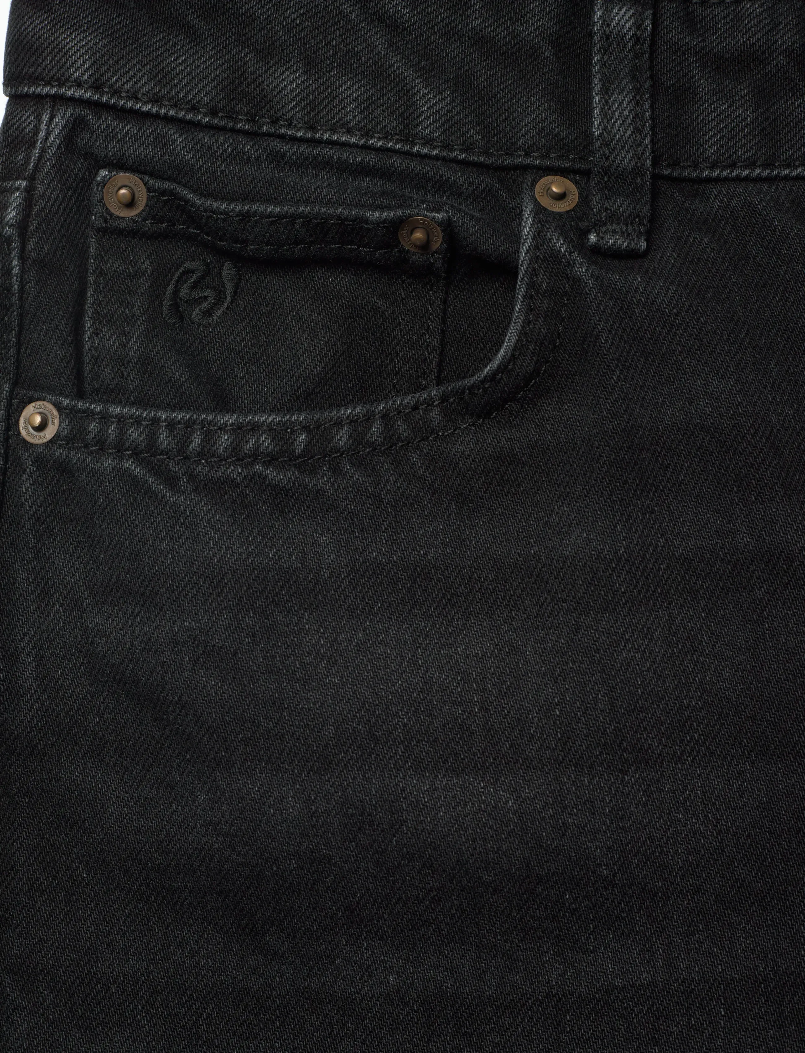 HOLZWEILER - W Regular Jeans - straight jeans - black washed - 2