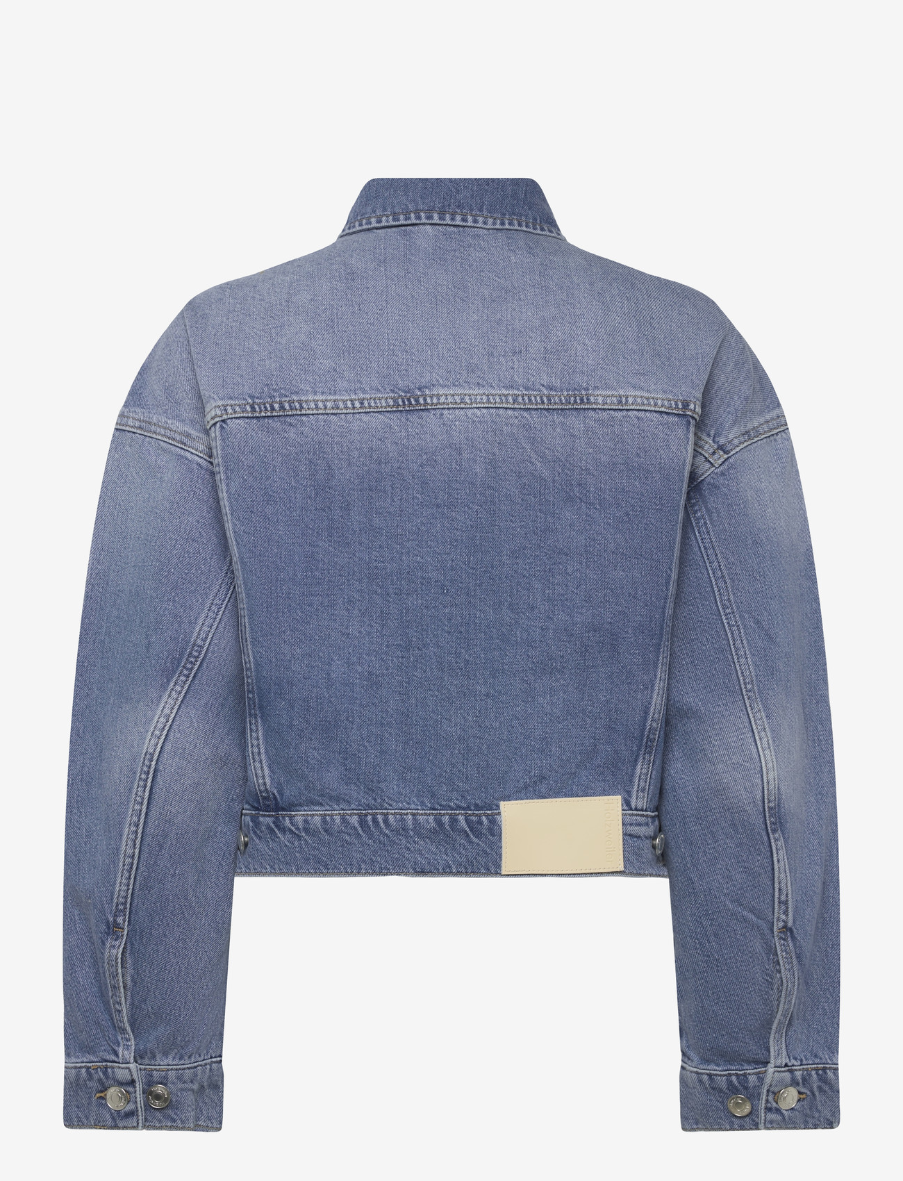 HOLZWEILER - W Cropped Denim Jacket - overtøj - lt. blue - 1