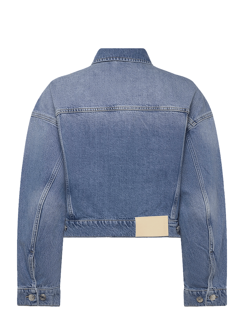 HOLZWEILER - W Cropped Denim Jacket - spring jackets - lt. blue - 1