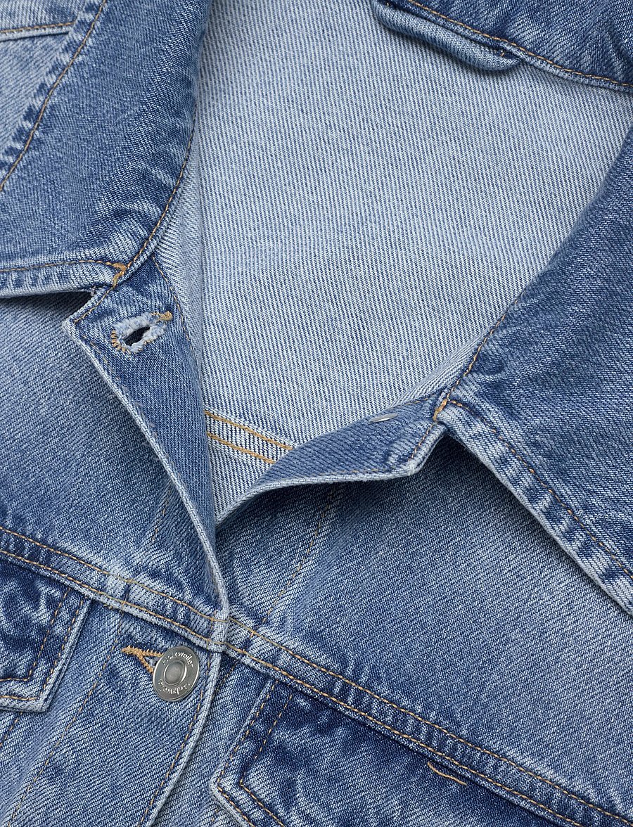 HOLZWEILER - W Cropped Denim Jacket - spring jackets - lt. blue - 2