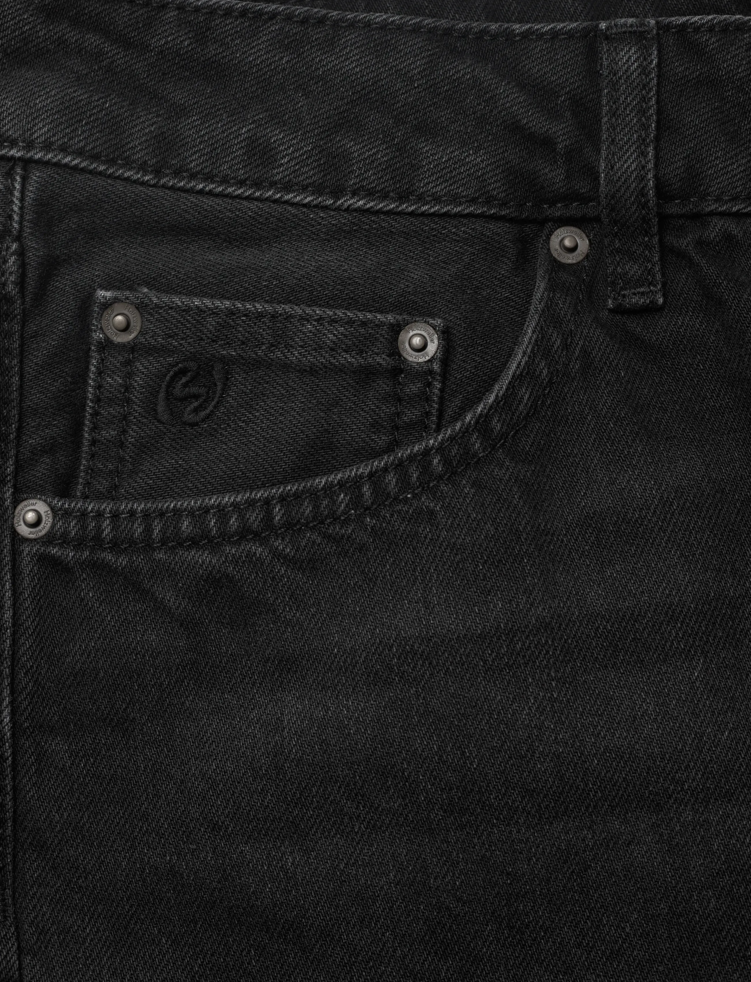 HOLZWEILER - M Straight Jeans - regular jeans - black washed - 2