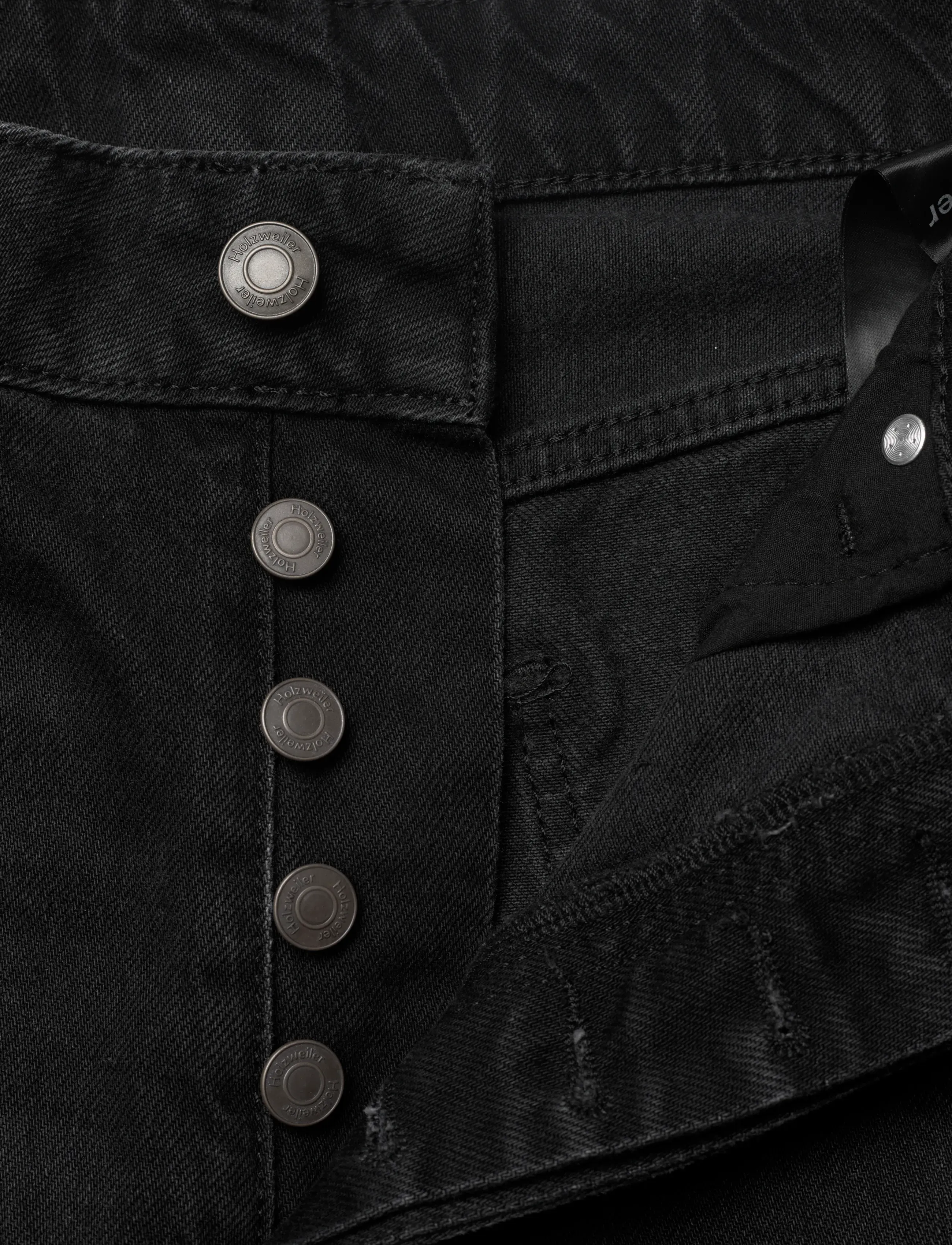 HOLZWEILER - M Straight Jeans - regular jeans - black washed - 3