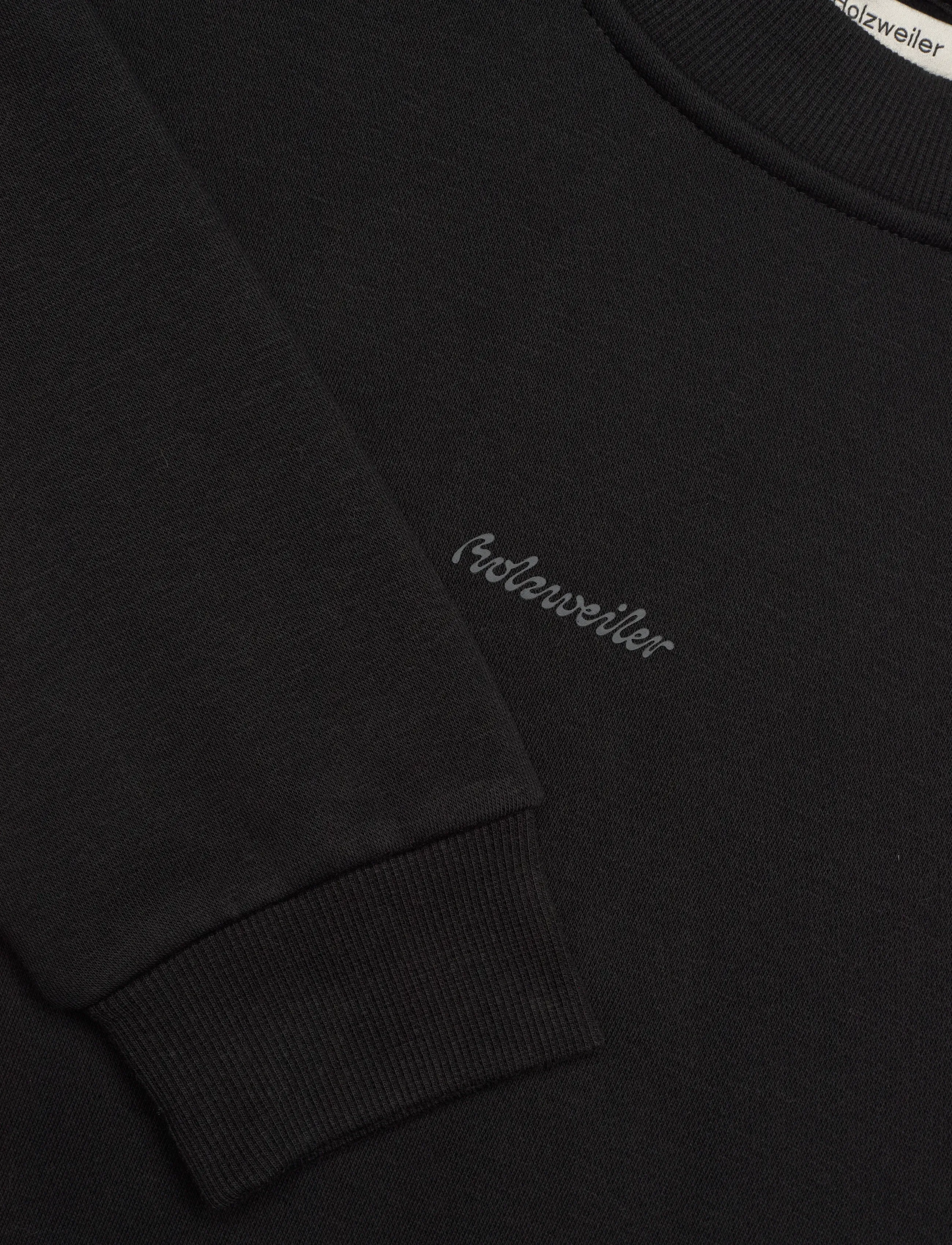 HOLZWEILER - W Regular Crew - sweatshirts - black - 2