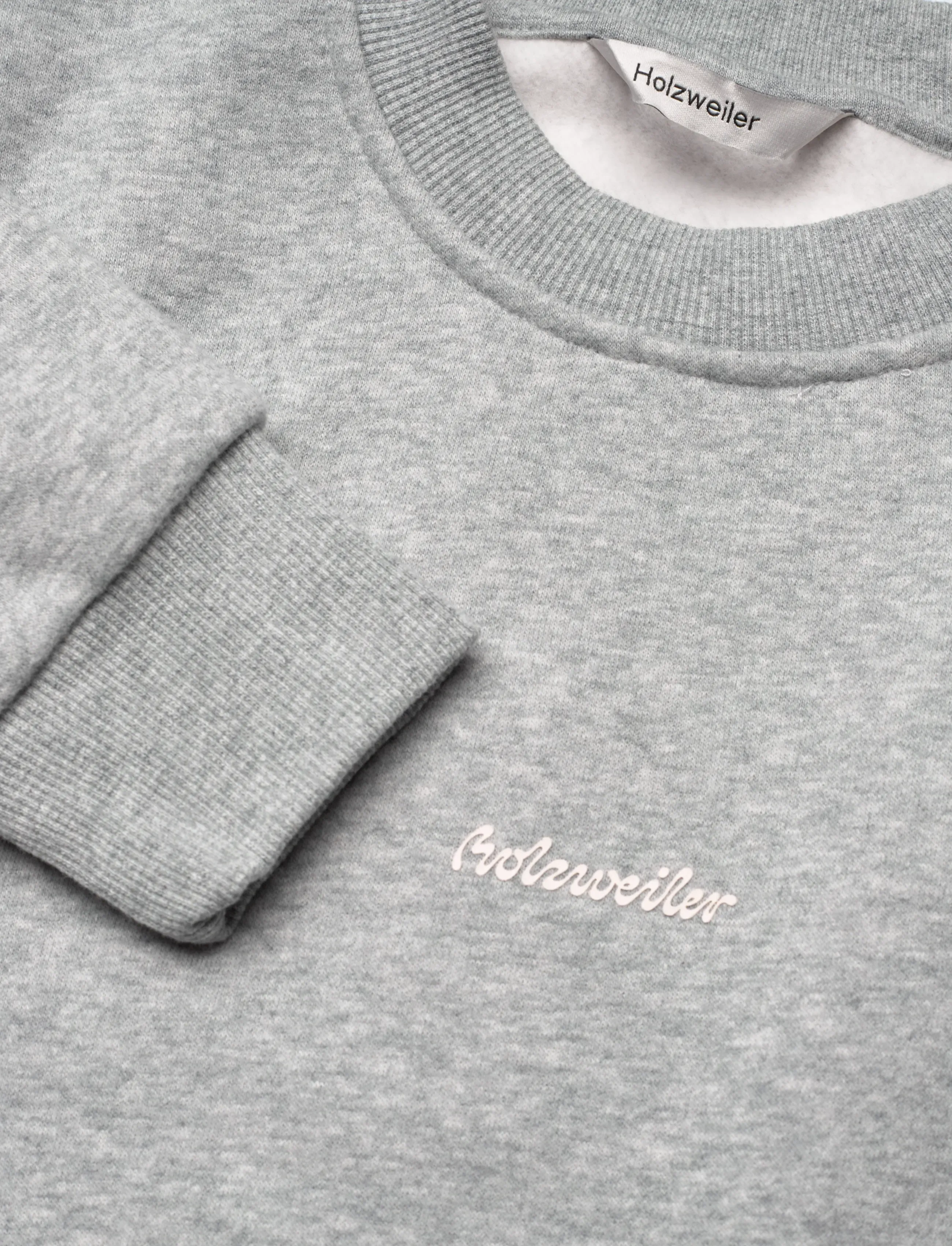 HOLZWEILER - W Regular Crew - hoodies - grey mix - 2
