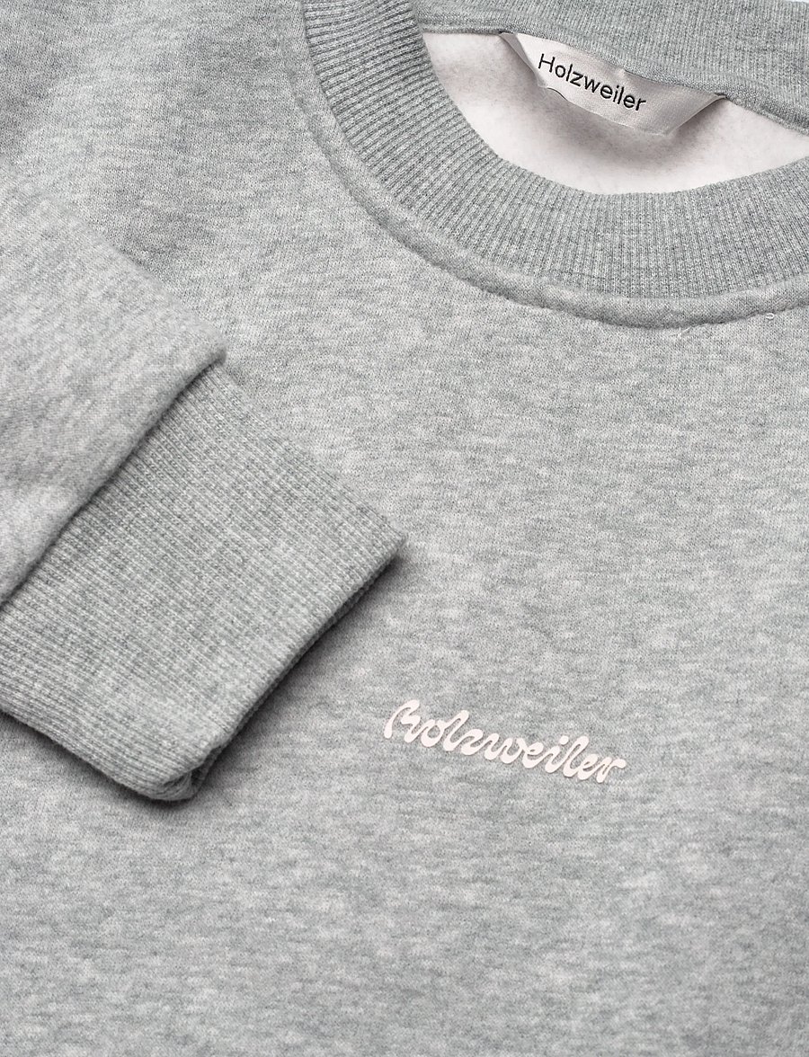 HOLZWEILER - W Regular Crew - sweatshirts - grey mix - 2