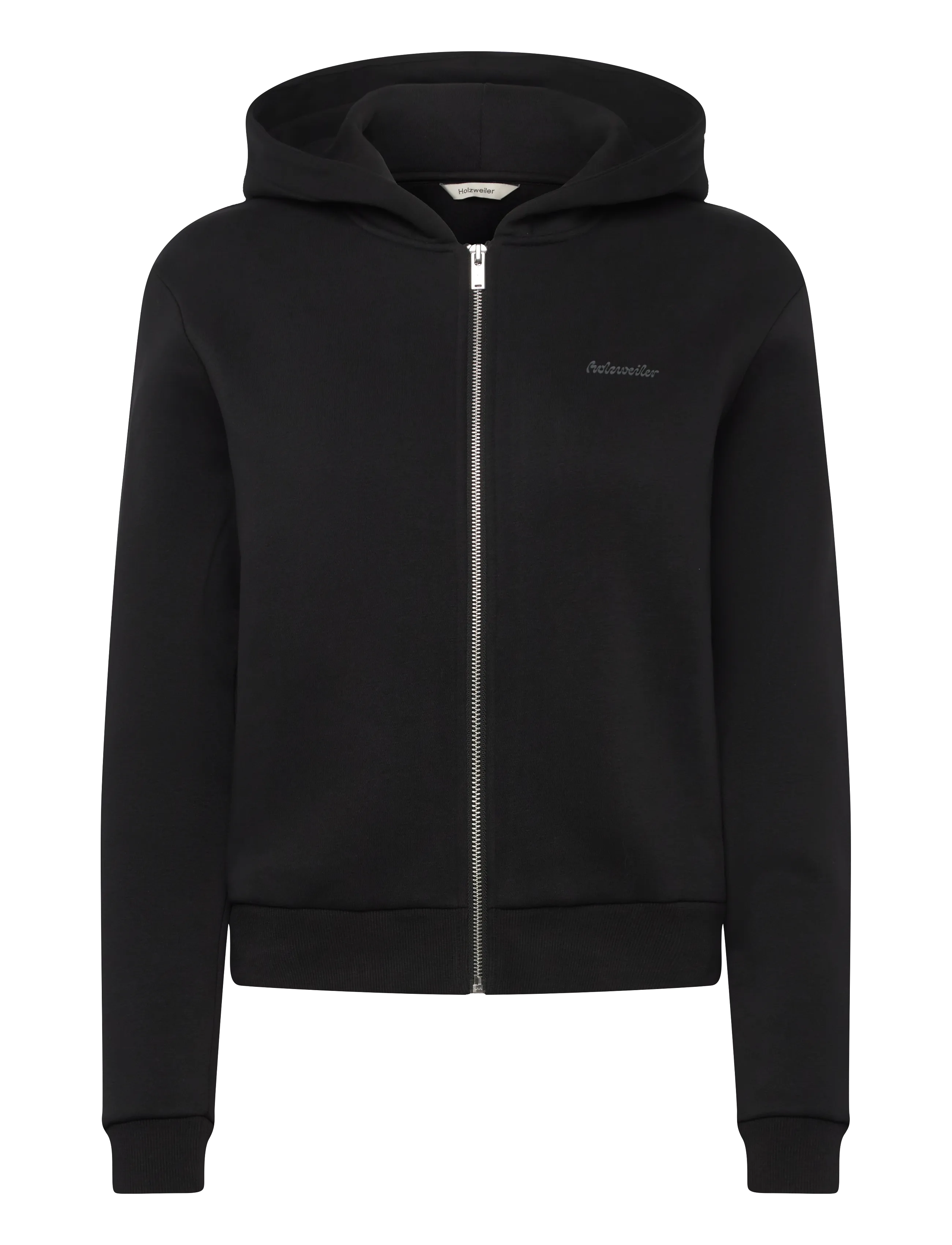 HOLZWEILER W Regular Zip Hoodie - Kleidung - BLACK / black
