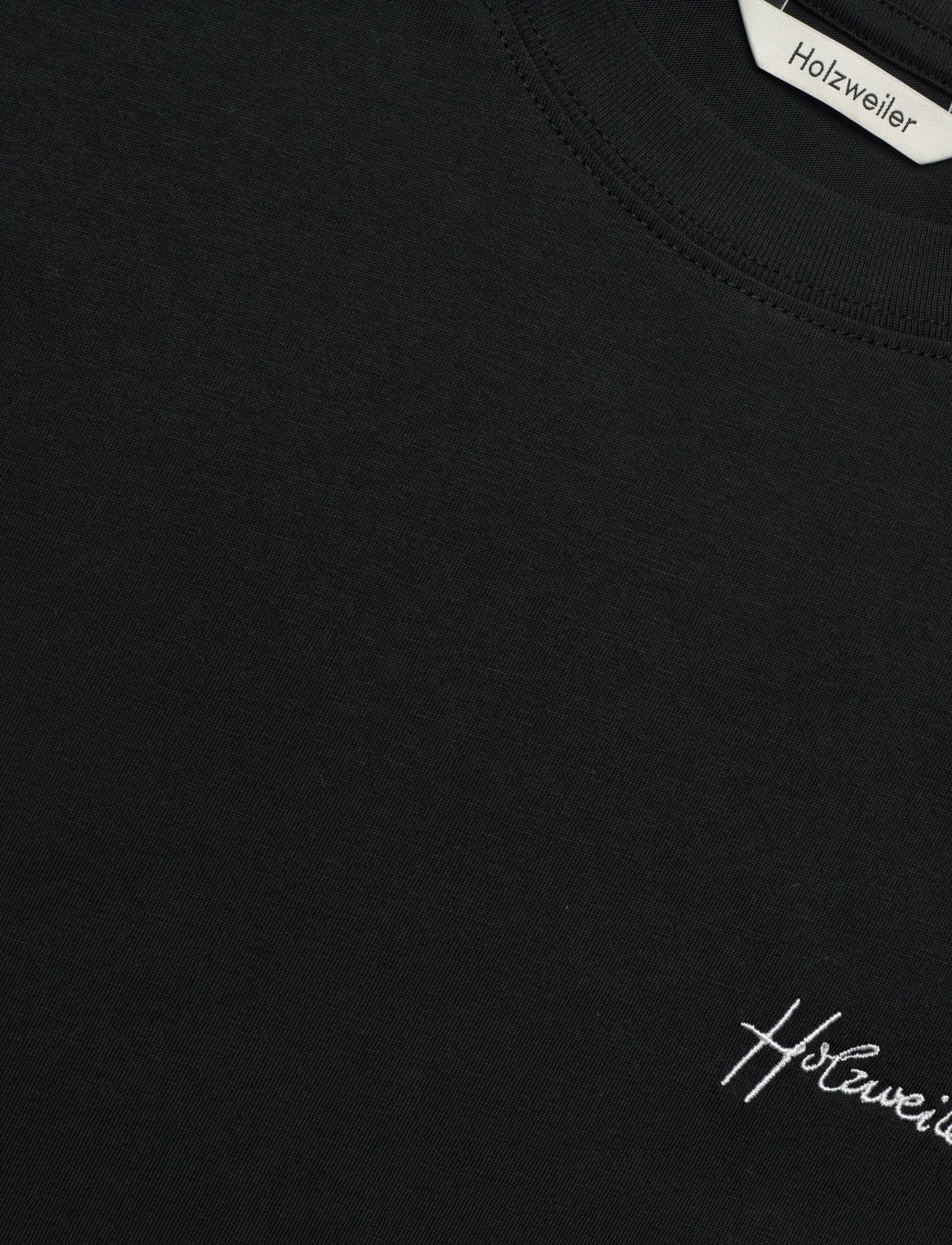 HOLZWEILER - Tucker Embroidery Tee - t-shirty - black - 2