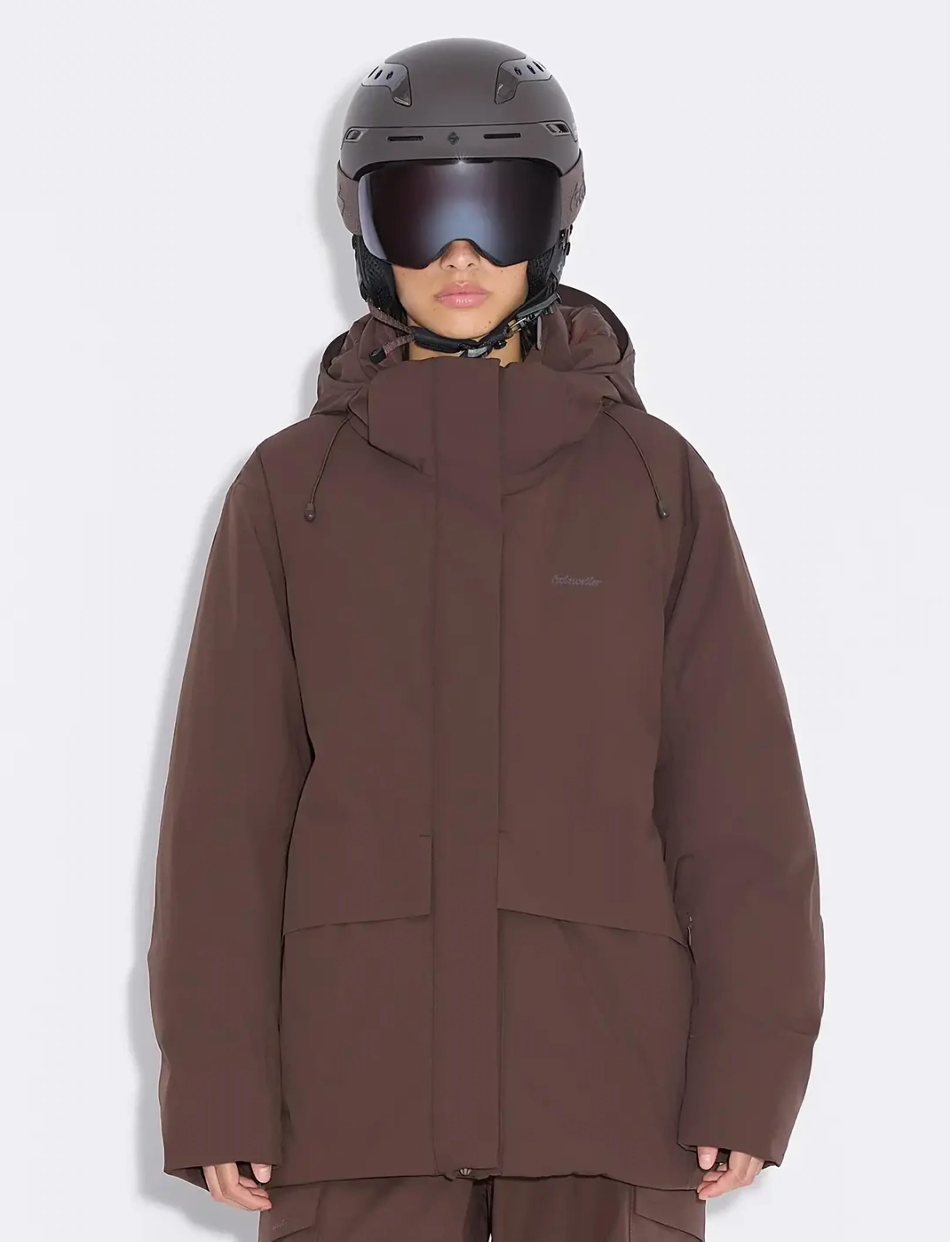 HOLZWEILER - W Tryvann Down Jacket - dk. brown - 0