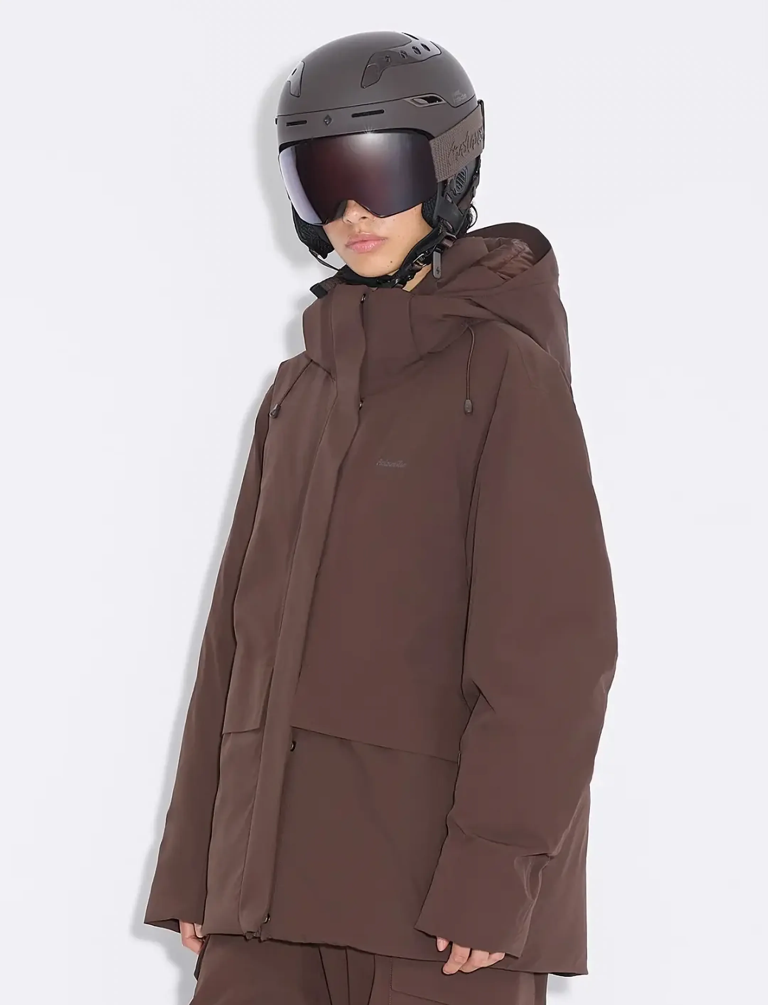 HOLZWEILER - W Tryvann Down Jacket - dk. brown - 2