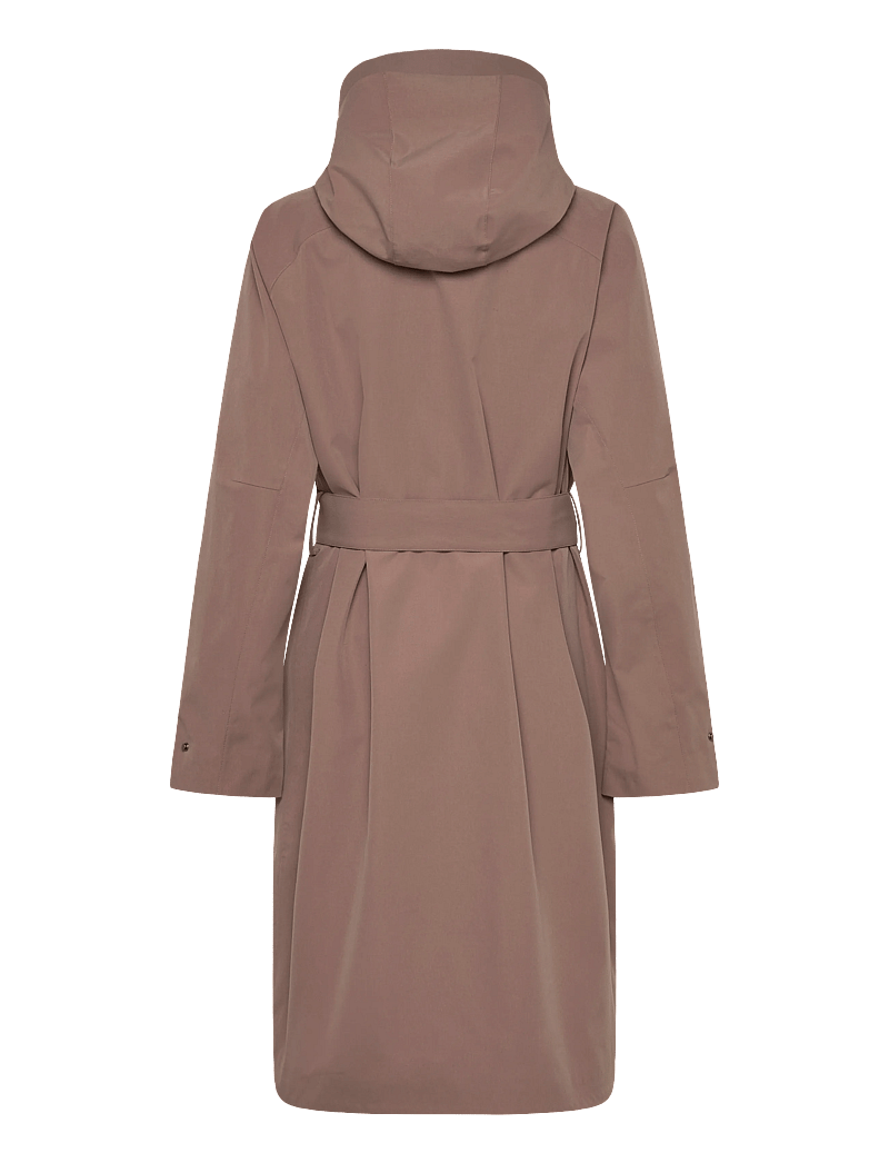 HOLZWEILER - Flow Belt Jacket - päällystakit - taupe - 2