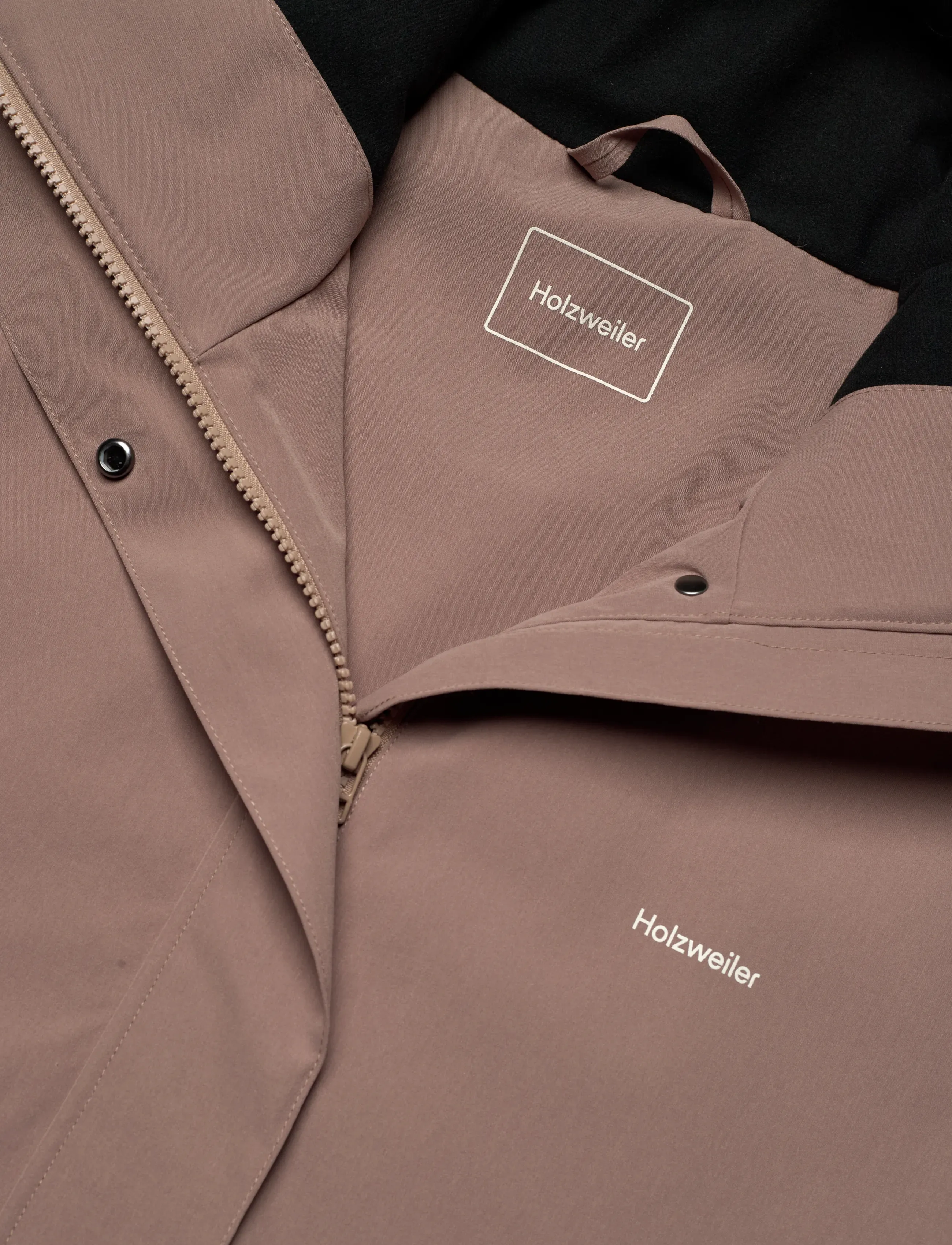 HOLZWEILER - Flow Belt Jacket - ploni paltai - taupe - 3