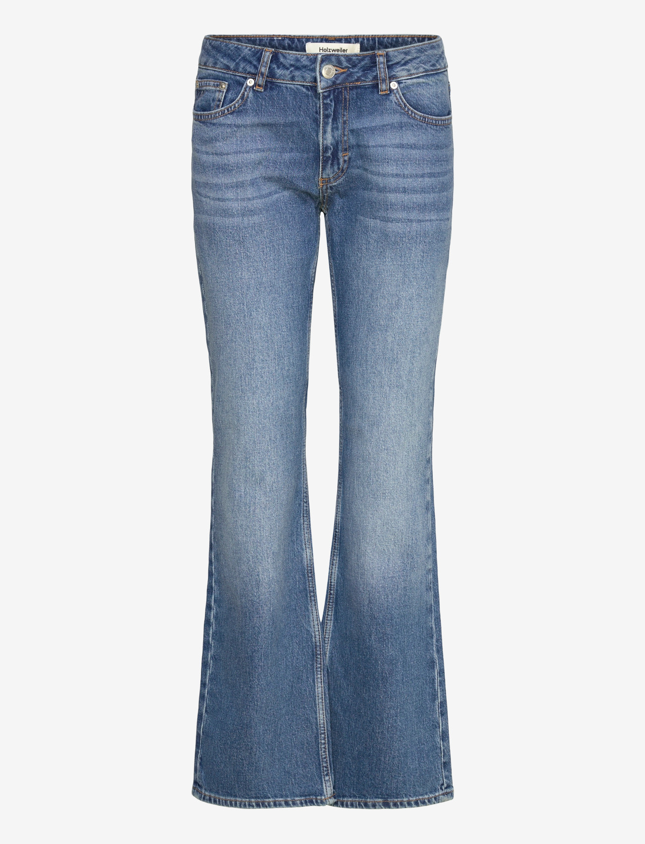 HOLZWEILER - W Low Jeans - alt eriti laia säärega teksad - mid blue - 0