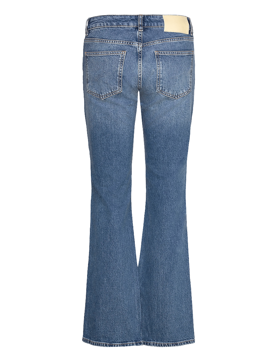 HOLZWEILER - W Low Jeans - utsvängda jeans - mid blue - 1