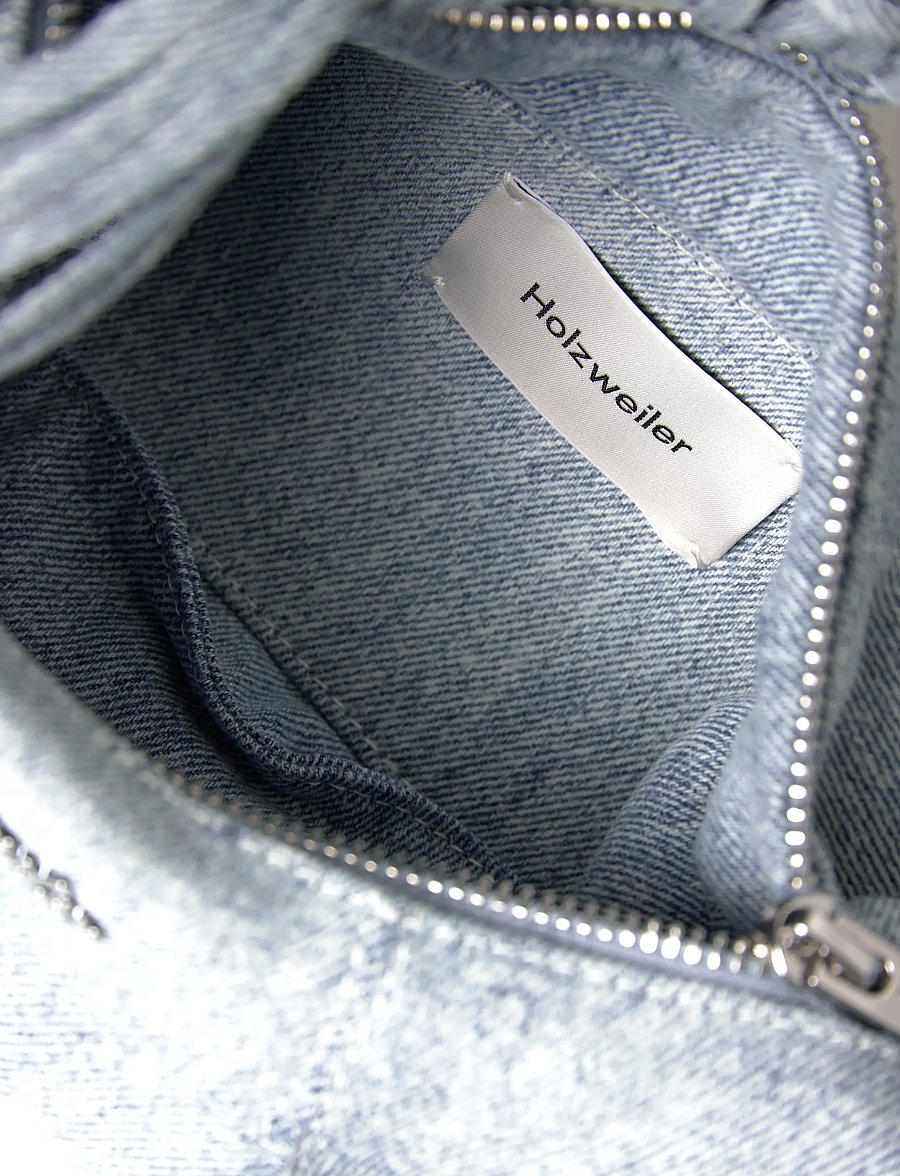 HOLZWEILER - Cocoon Denim Micro Bag - besondere anlässe - lt. blue mix - 4
