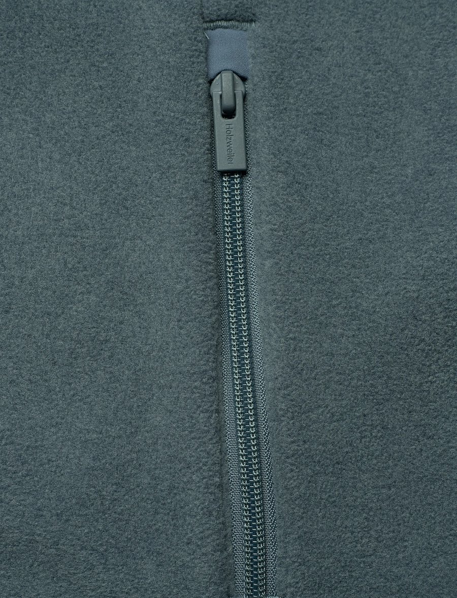 HOLZWEILER - Regular Fleece Vest - vestes - dusty blue - 4
