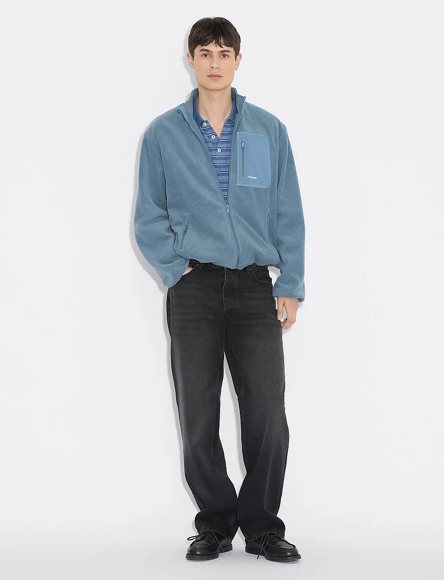HOLZWEILER - Regular Fleece Jacket - leichte jacken - dusty blue - 0