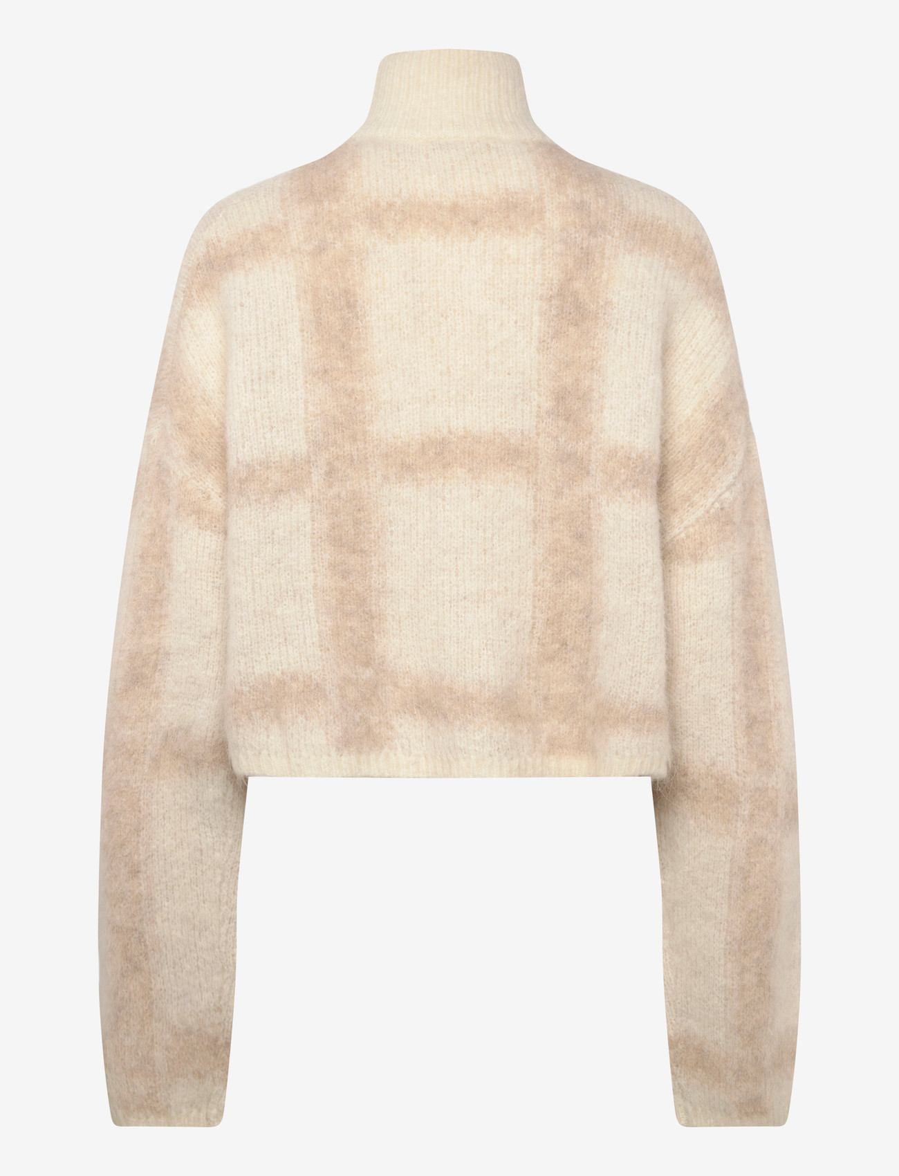 HOLZWEILER - Tine Light Check Cardigan - cardigans - lt brown mix - 2