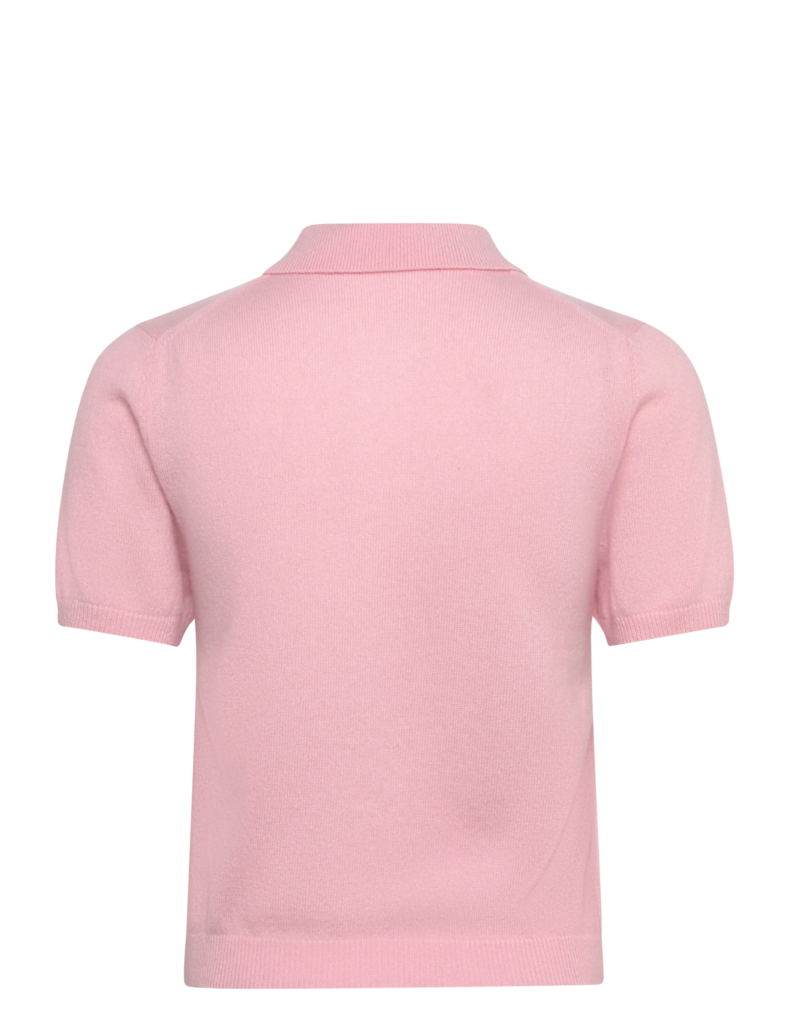HOLZWEILER - Cashmere Short Sleeve Polo - kašmiir - pink - 2