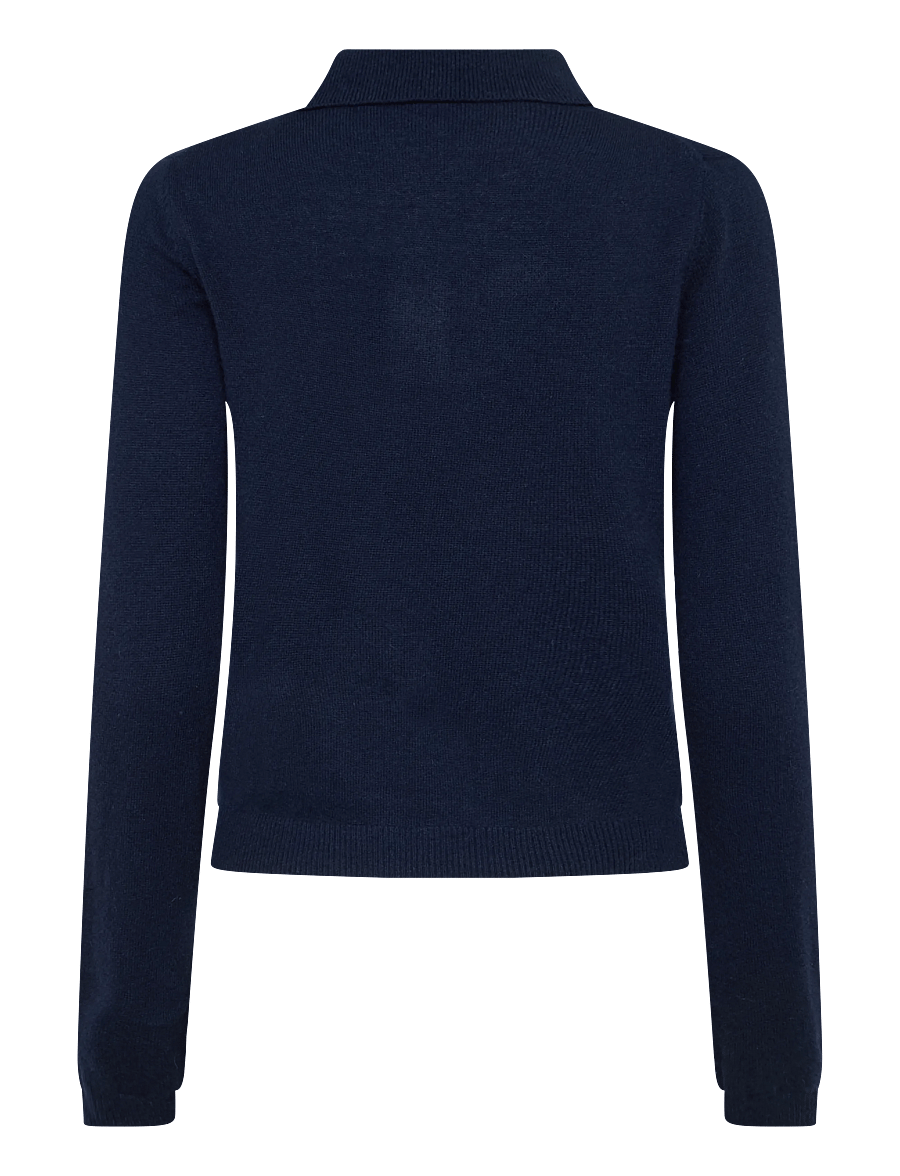HOLZWEILER - Isabella Cashmere Polo - cashmere - dk. navy - 1