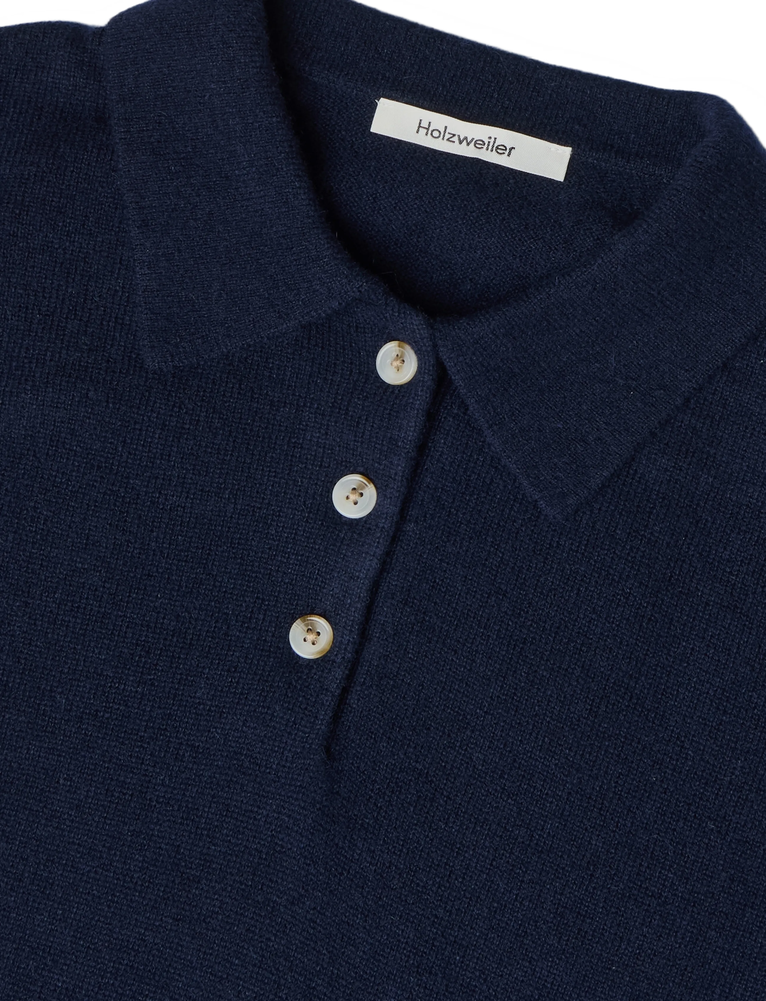 HOLZWEILER - Isabella Cashmere Polo - dk. navy - 2