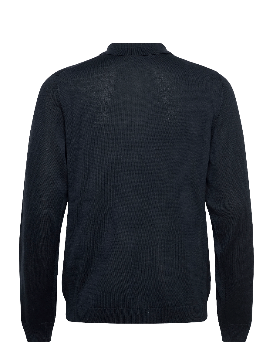 HOLZWEILER - Ollie Polo - pikkade varrukatega kootud polosärgid - navy - 1