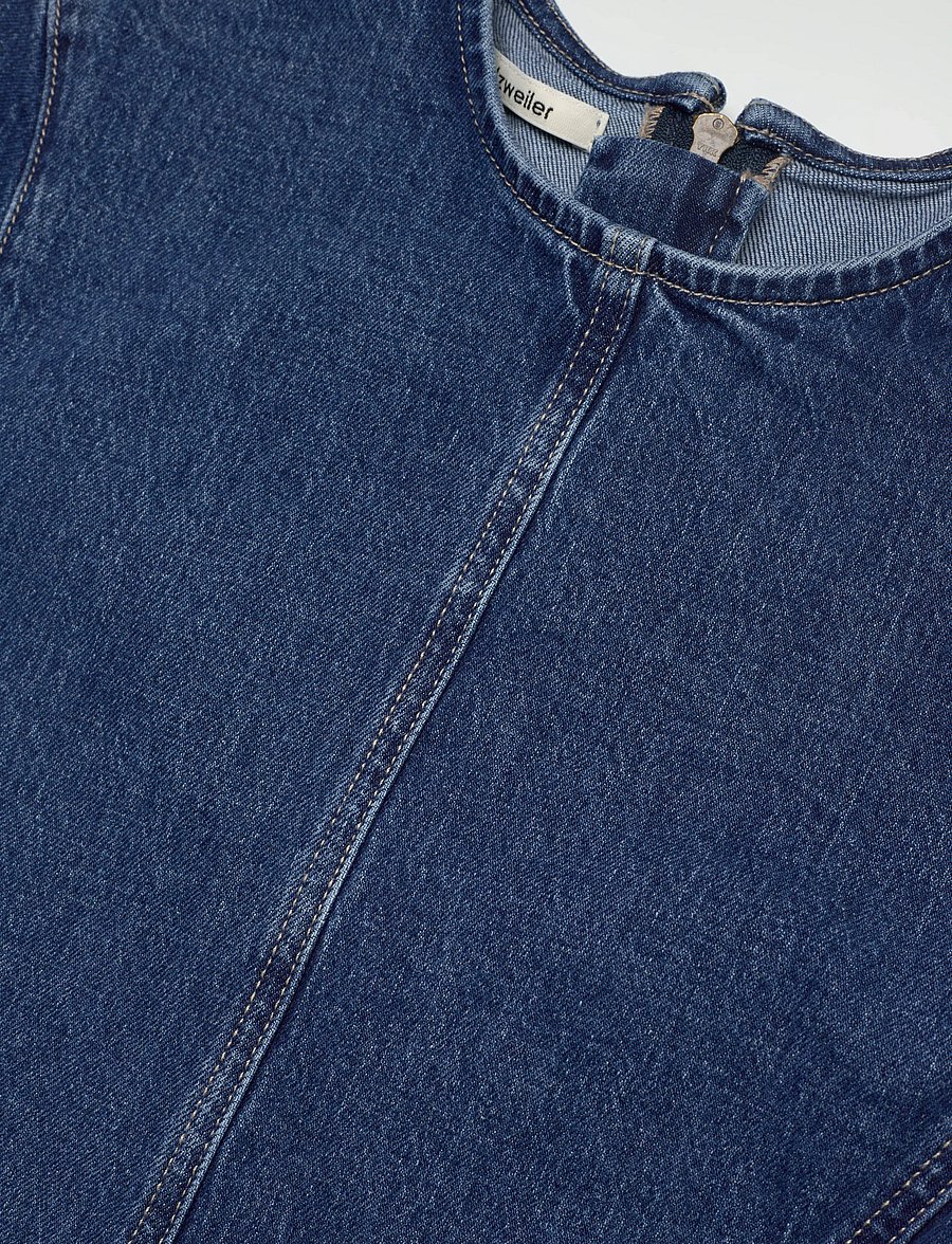 HOLZWEILER - Short Denim Dress - teksakleidid - blue - 5