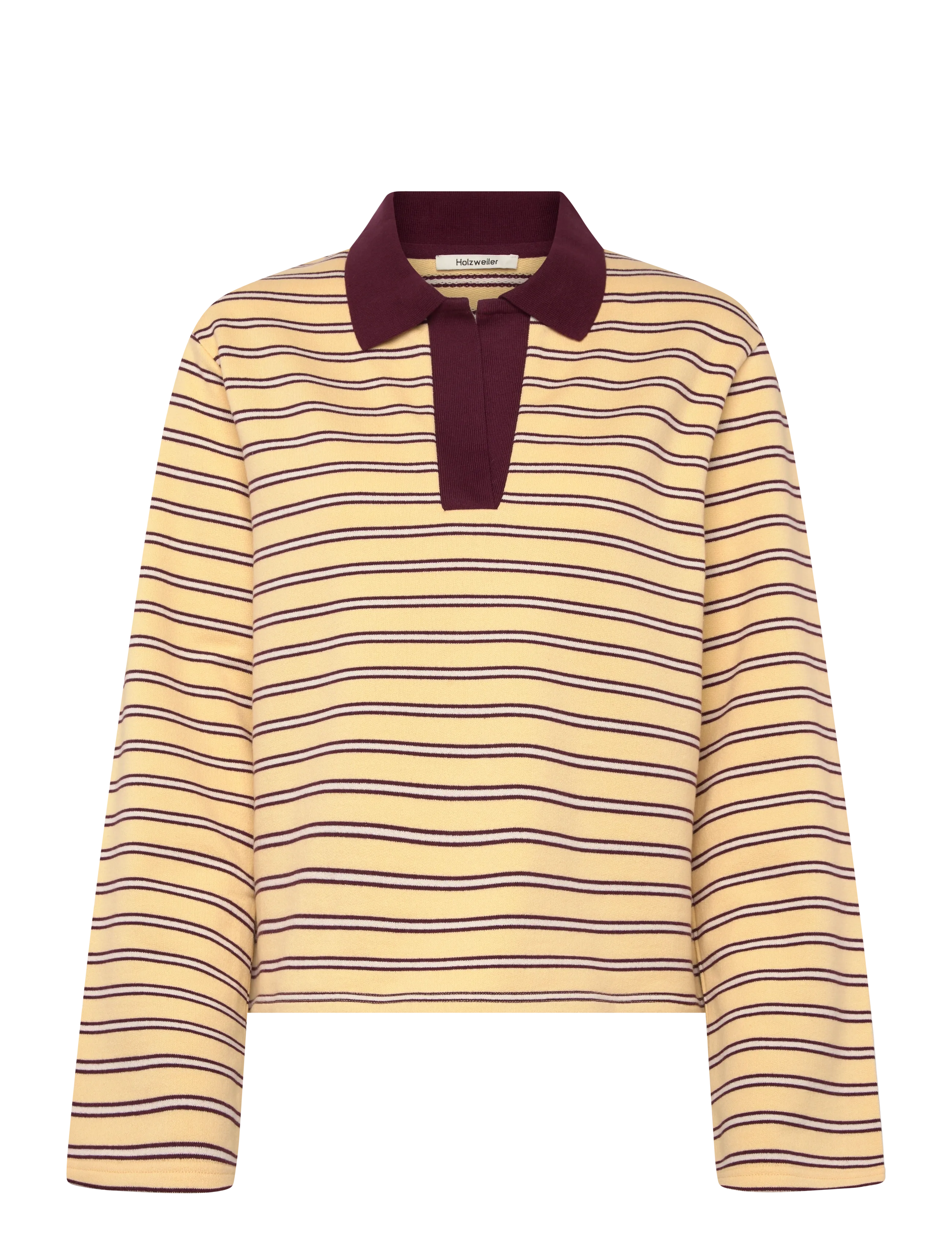 HOLZWEILER Elena Polo - Designers - LT. YELLOW STRIPE / yellow