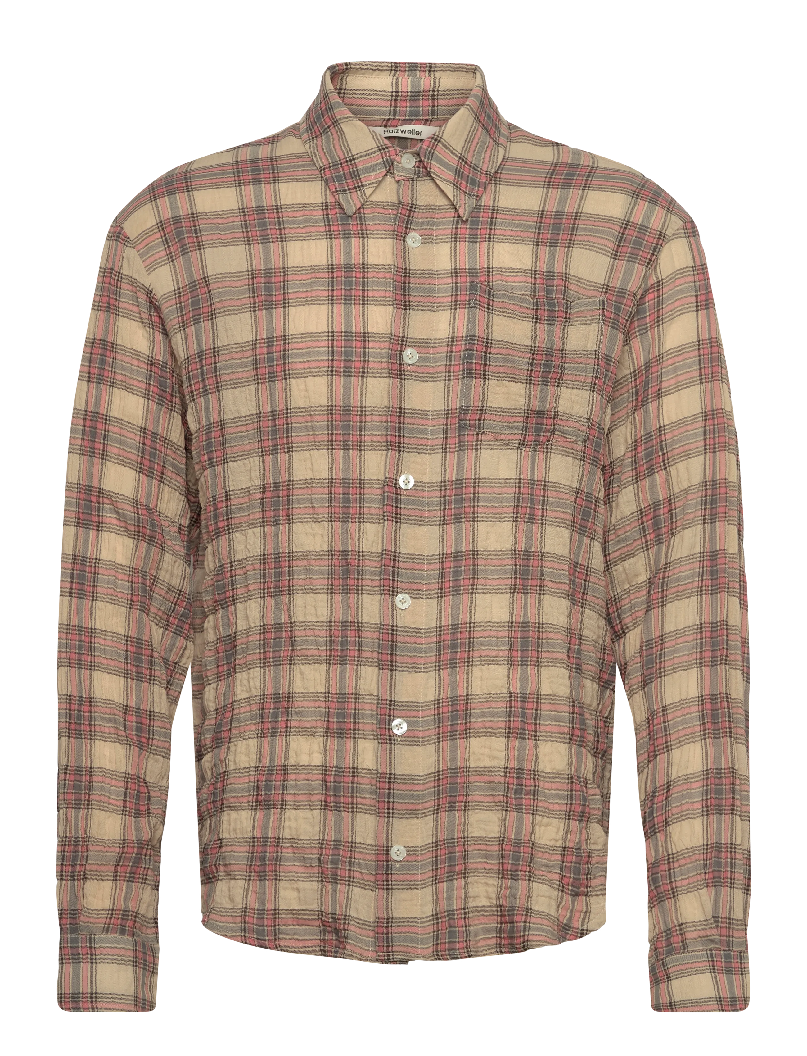 HOLZWEILER Regular Check Shirt - Kleidung - PINK CHECK / multi