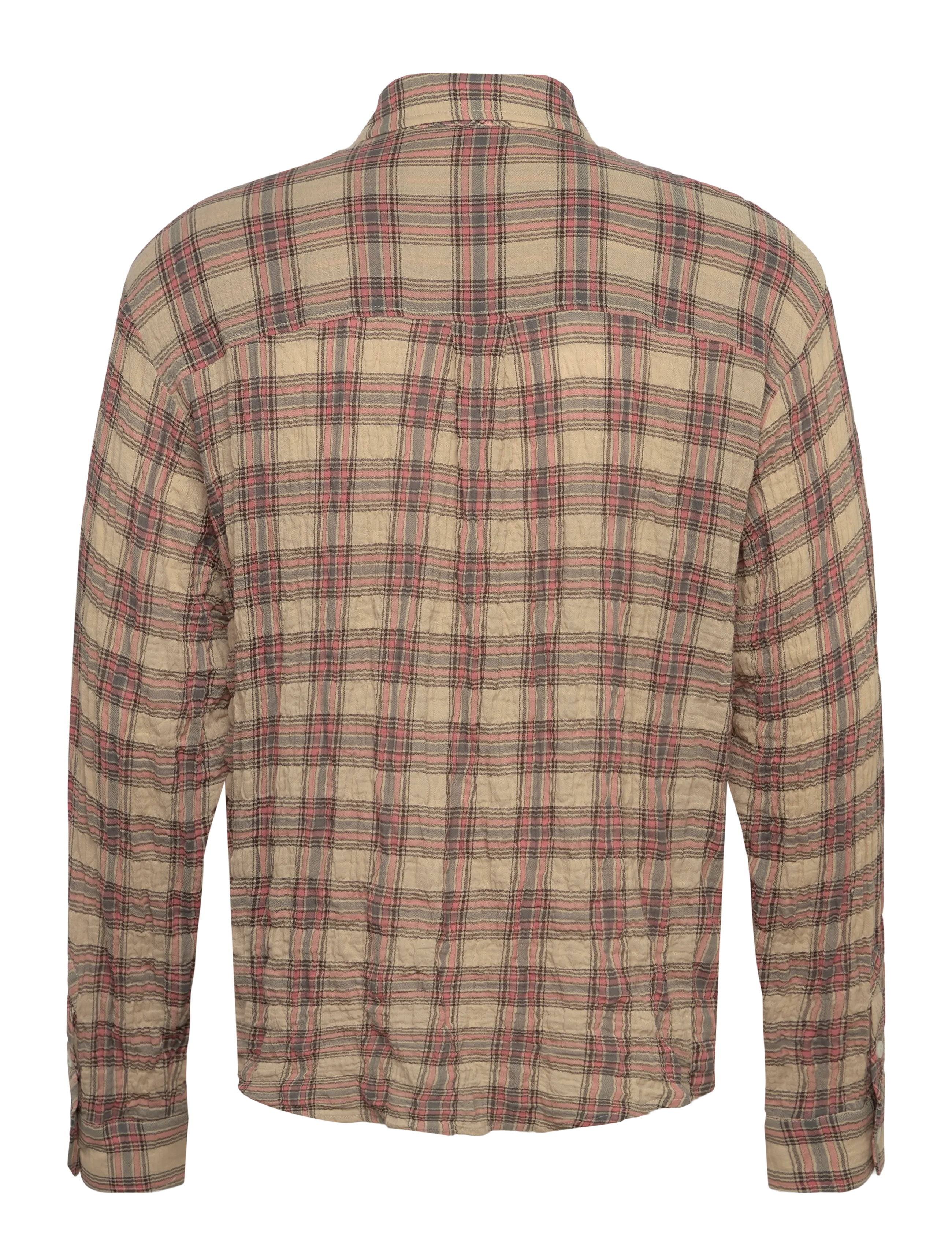 HOLZWEILER - Regular Check Shirt - mehed - pink check - 2