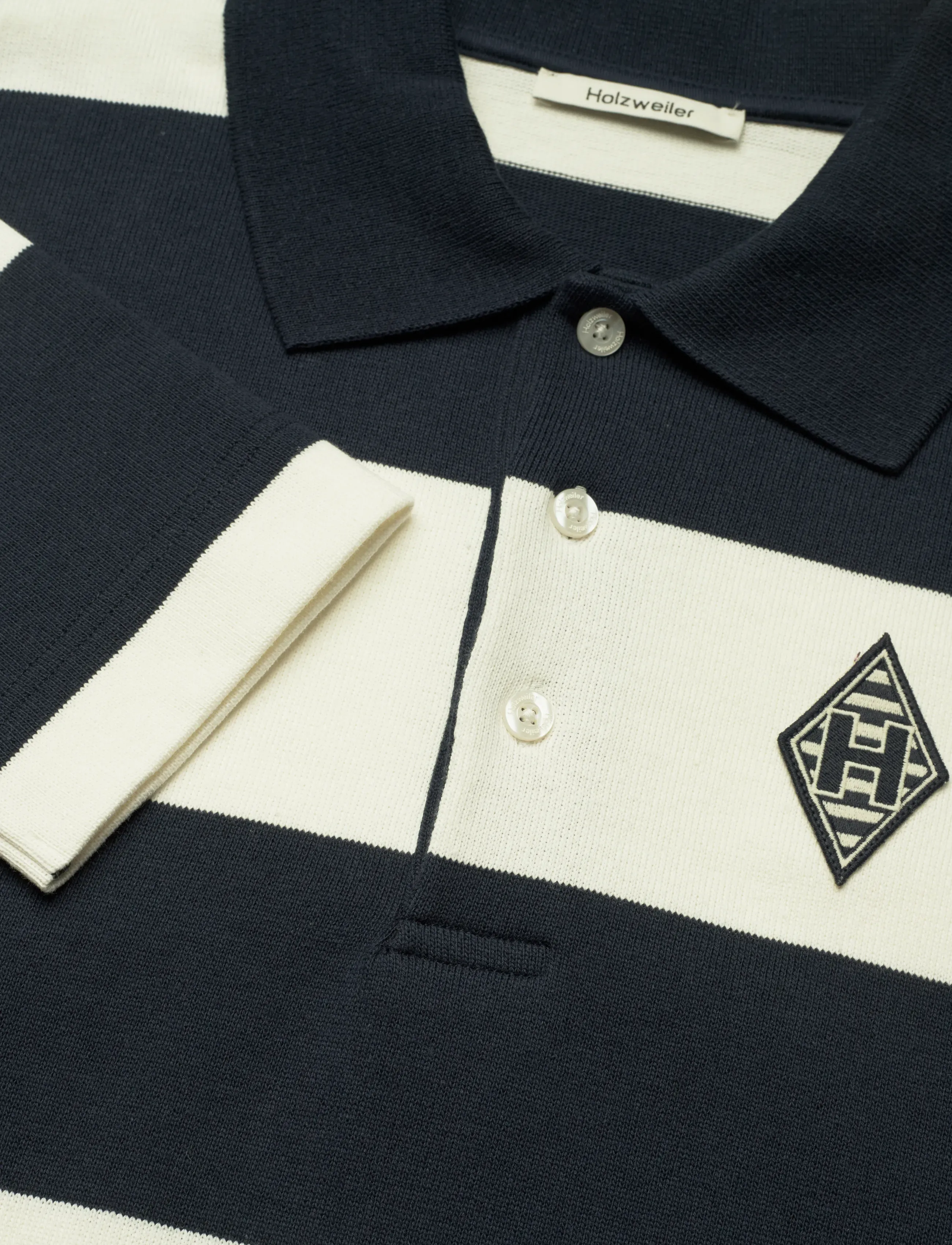 HOLZWEILER - Rugby Polo - polo shirts - navy stripe - 2