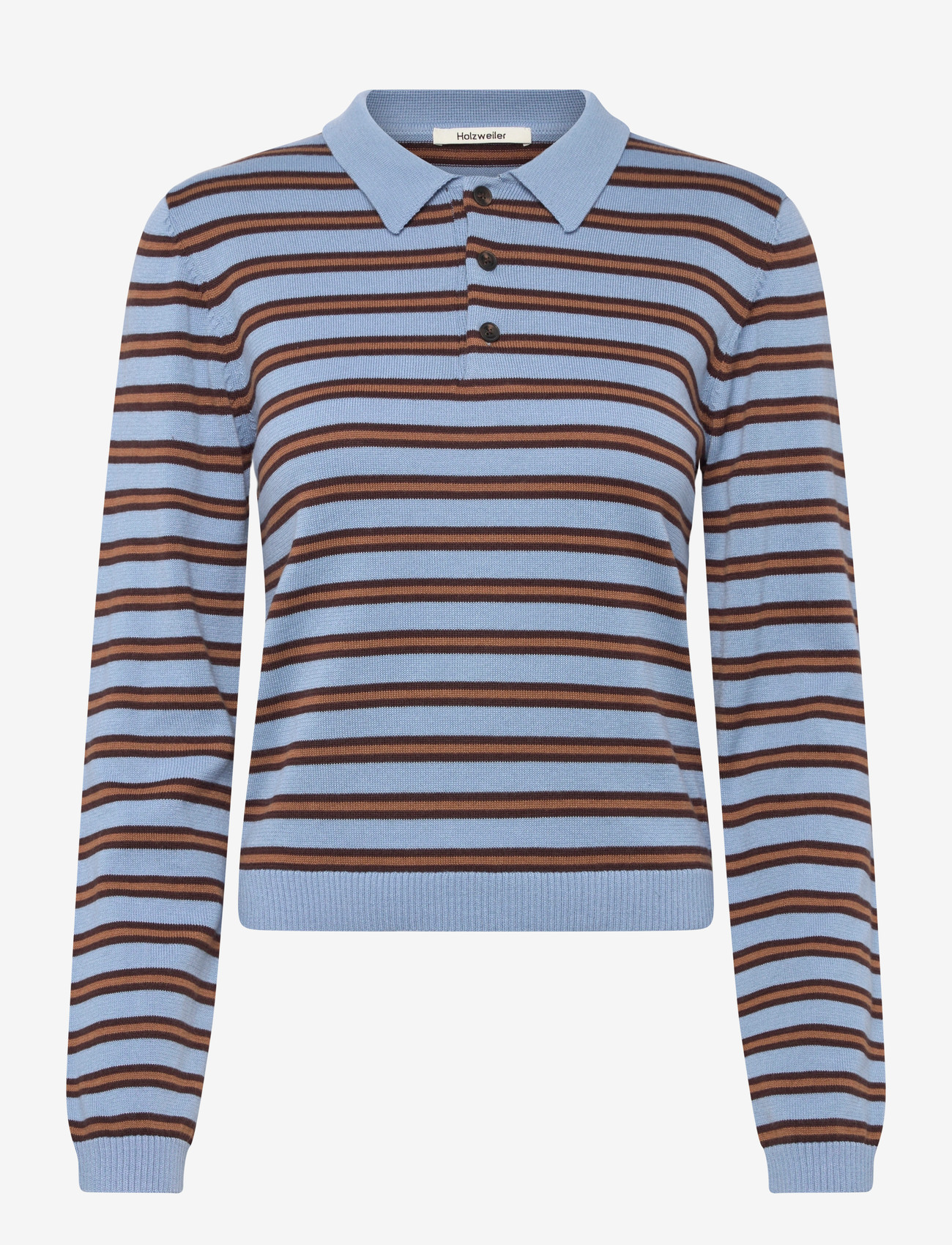HOLZWEILER - Florence Stripe Polo - poloskjorter - blue mix - 1