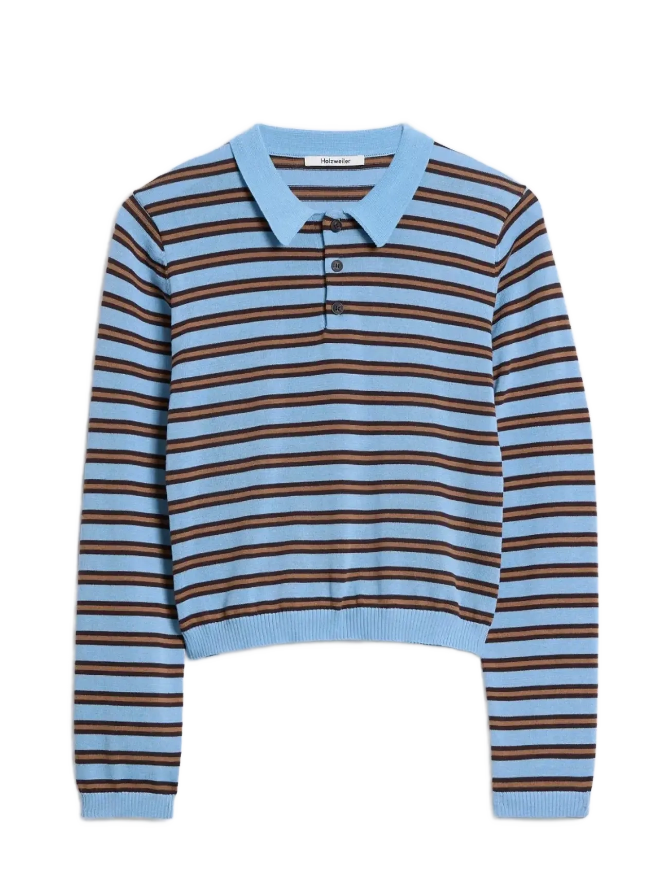 HOLZWEILER Florence Stripe Polo - Jaunumi - BLUE MIX / blue