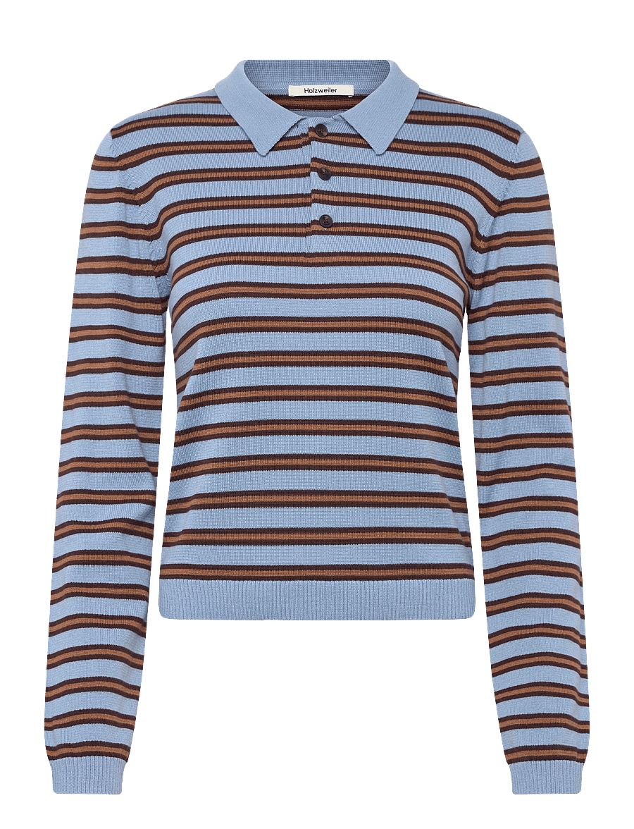 HOLZWEILER - Florence Stripe Polo - pikéer - blue mix - 1
