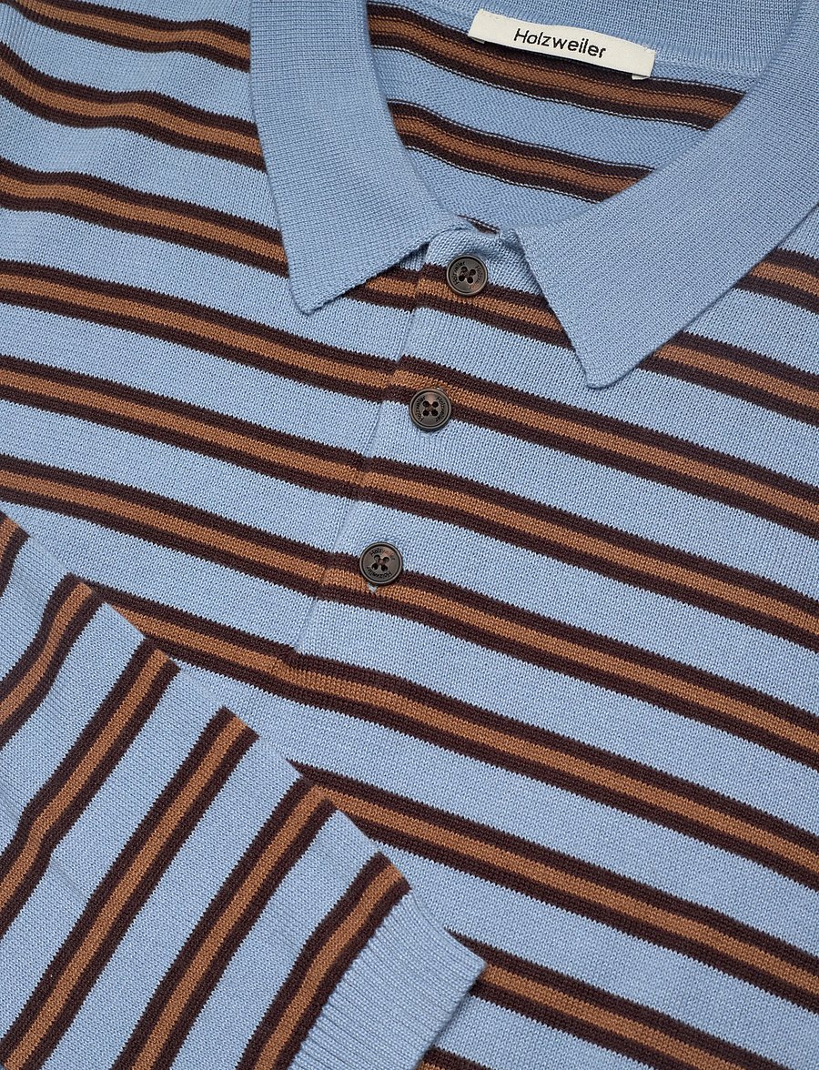 HOLZWEILER - Florence Stripe Polo - pikéer - blue mix - 3