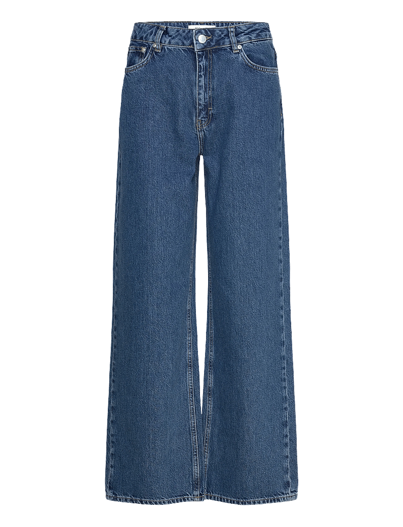 HOLZWEILER - W Wide Jeans - brede jeans - mid blue - 0
