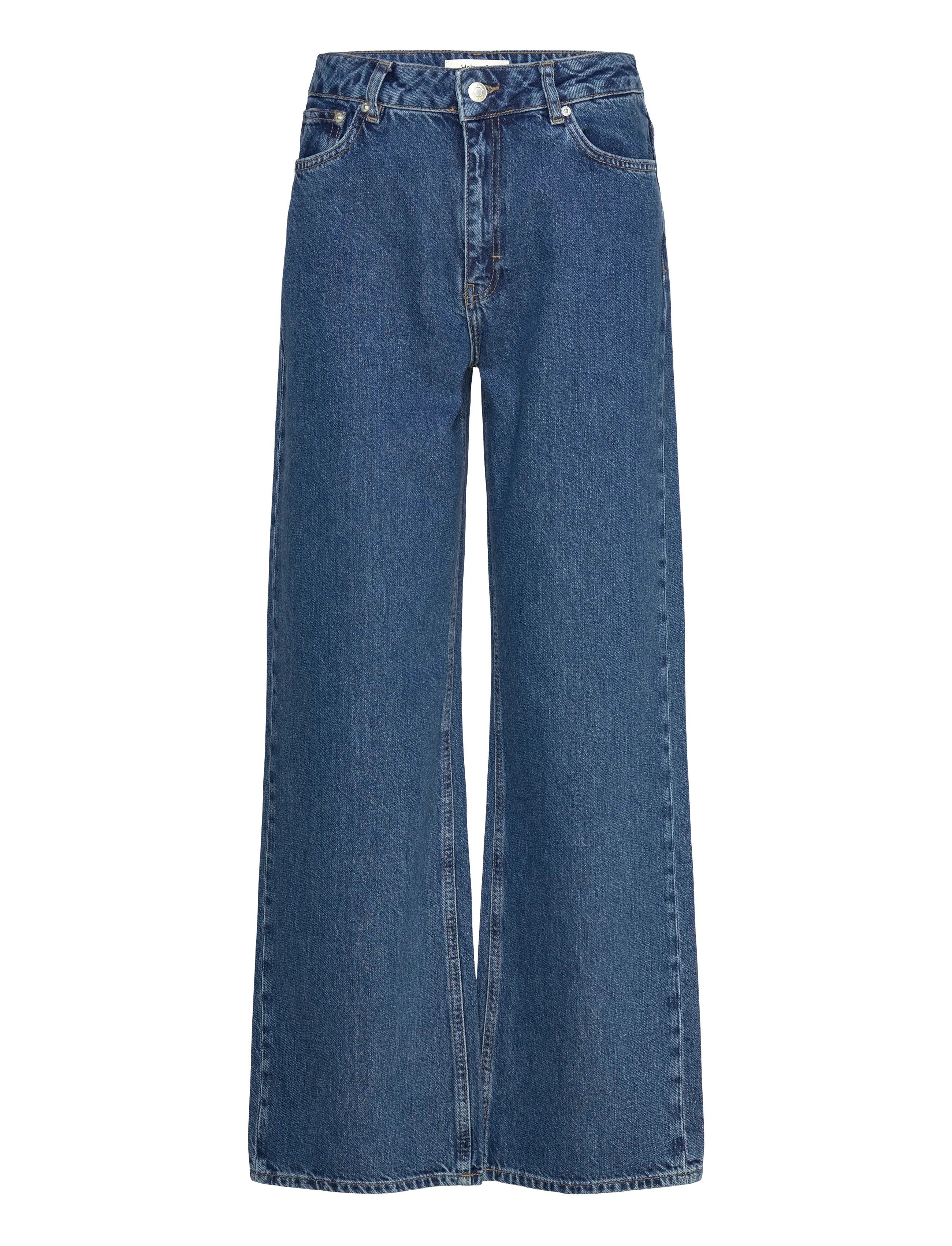 HOLZWEILER W Wide Jeans - Tøj - MID BLUE / blue
