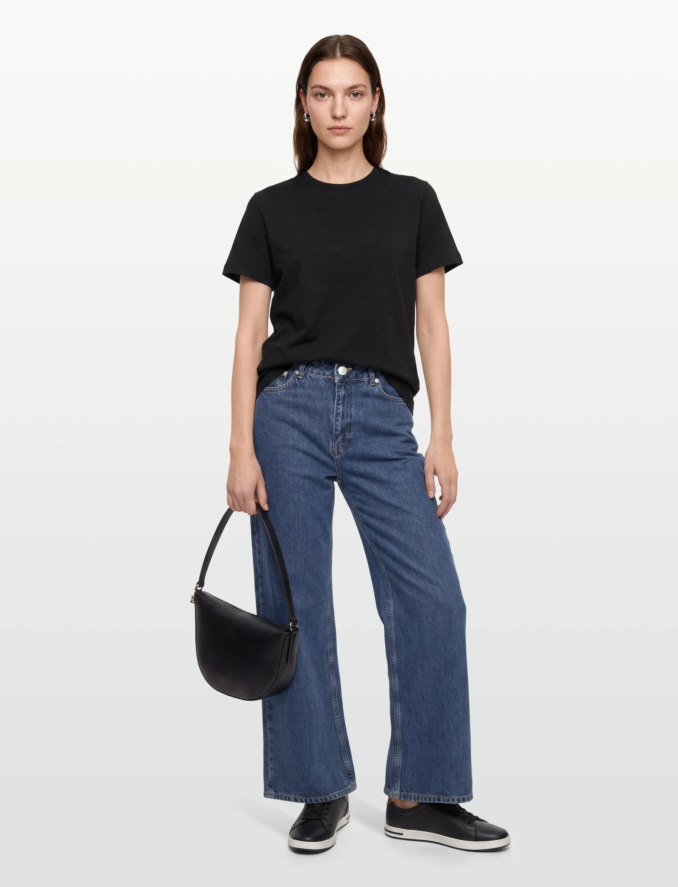 HOLZWEILER W Wide Jeans - Tøj - MID BLUE / blue