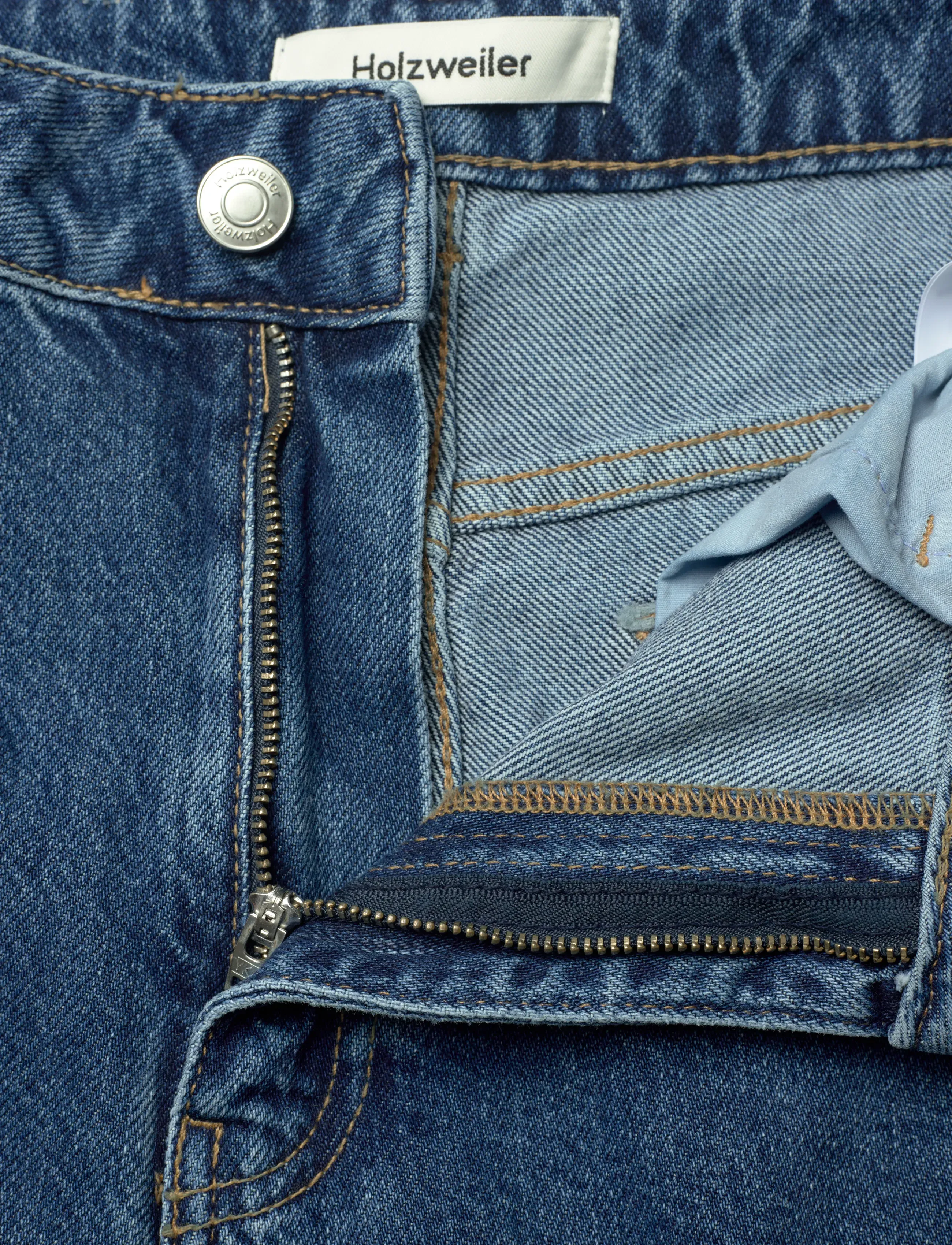 HOLZWEILER - W Wide Jeans - szerokie dżinsy - mid blue - 3